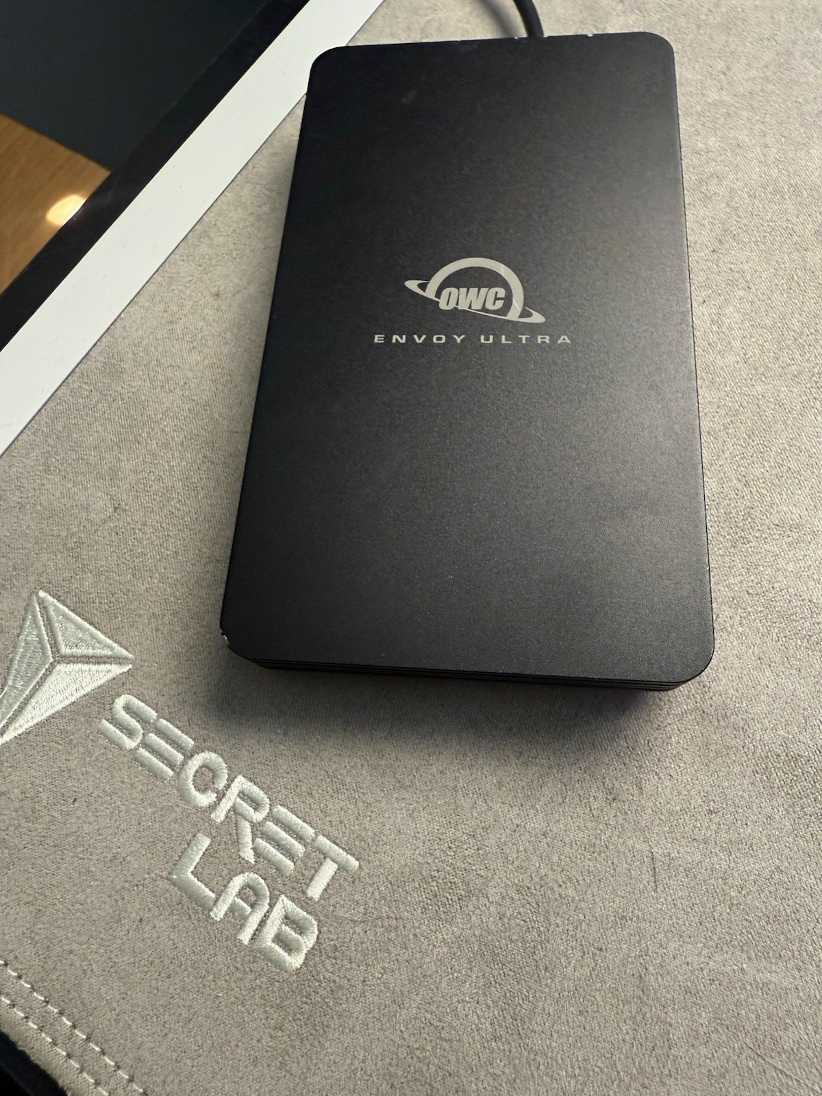 OWC Envoy Ultra 4TB Portable External SSD Thunderbolt 5 USB-C Black Mac/PC
