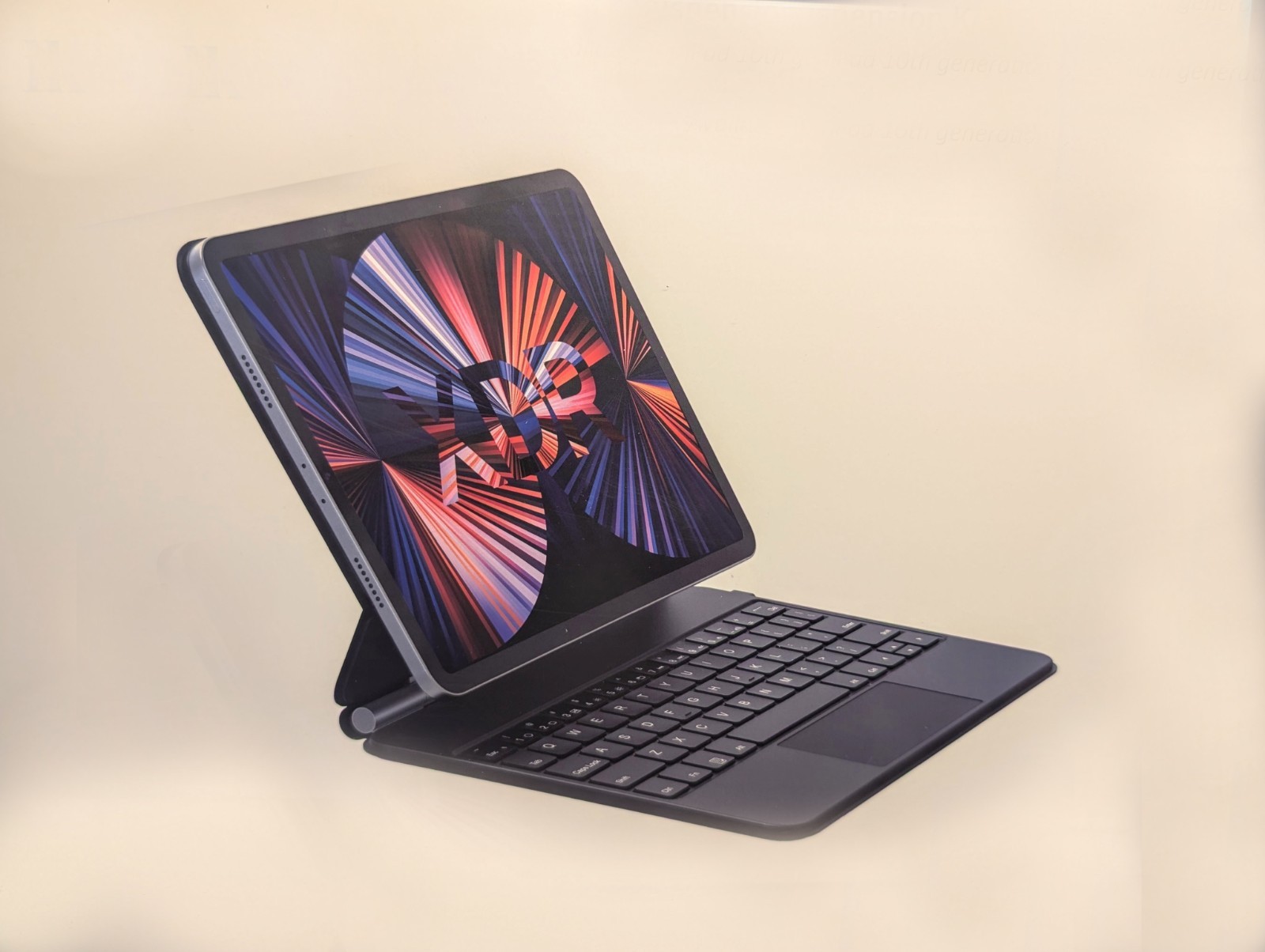 Runelk Magnetic Suspension Keyboard Folio Case iPad 10th Gen 10.9" Black