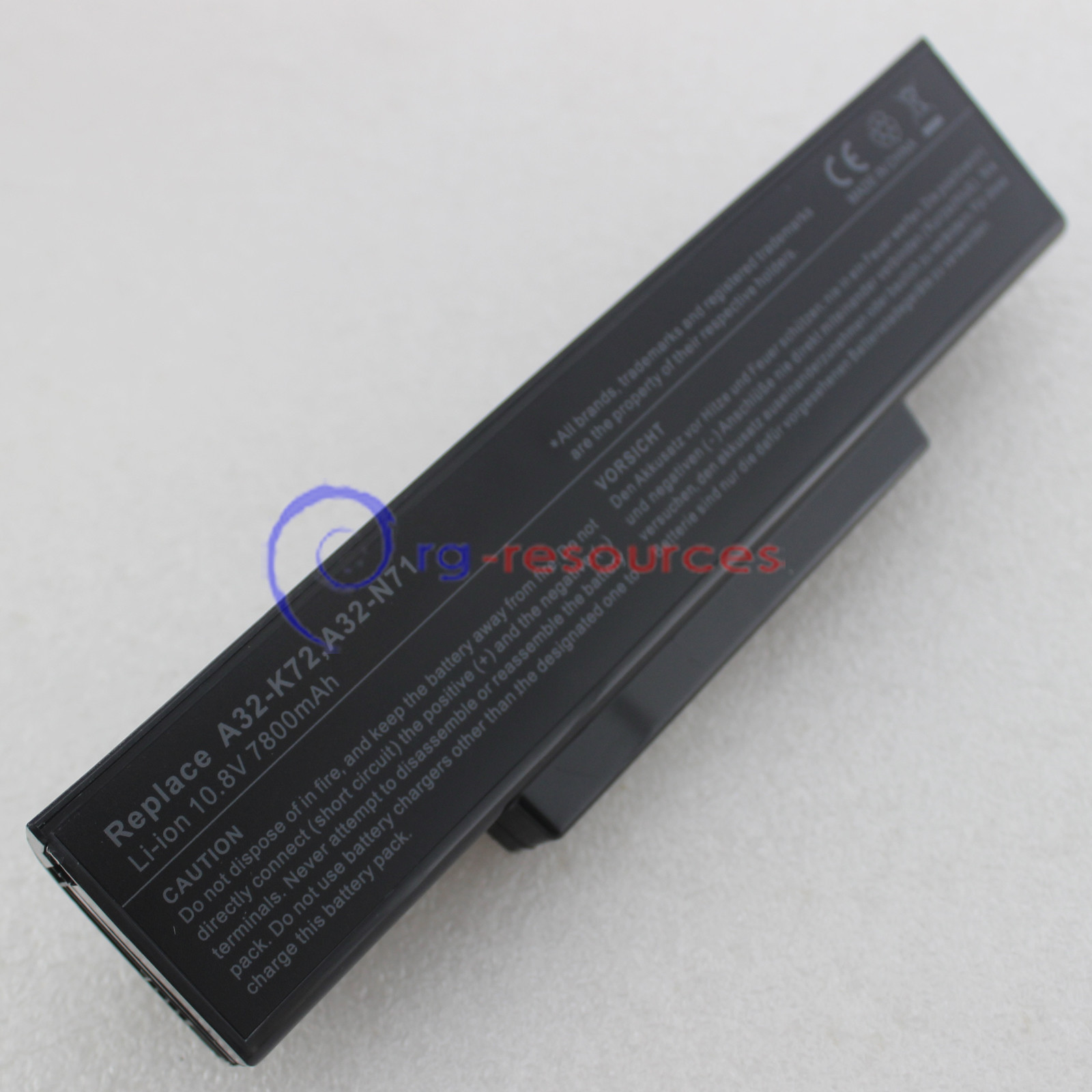 NEW Laptop 7800mah Battery For ASUS K72 X72 X73 X73SI X73SM X73SV X73TA X73TK