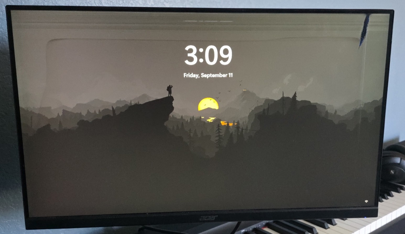 Acer Nitro KG251Q Zbiip Gaming Monitor – FOR PARTS / REPAIR