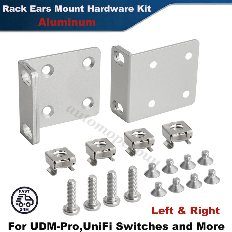 For Ubiquiti Unifi Rack Ears Replacement Kit UDM-Pro,UniFi Upgrade Left & Right