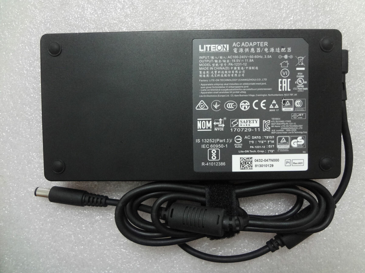 Genuine Slim LITEON 19.5V 11.8A 230W PA-1231-12 For Intel NUC 8 VR NUC8i7HVK 