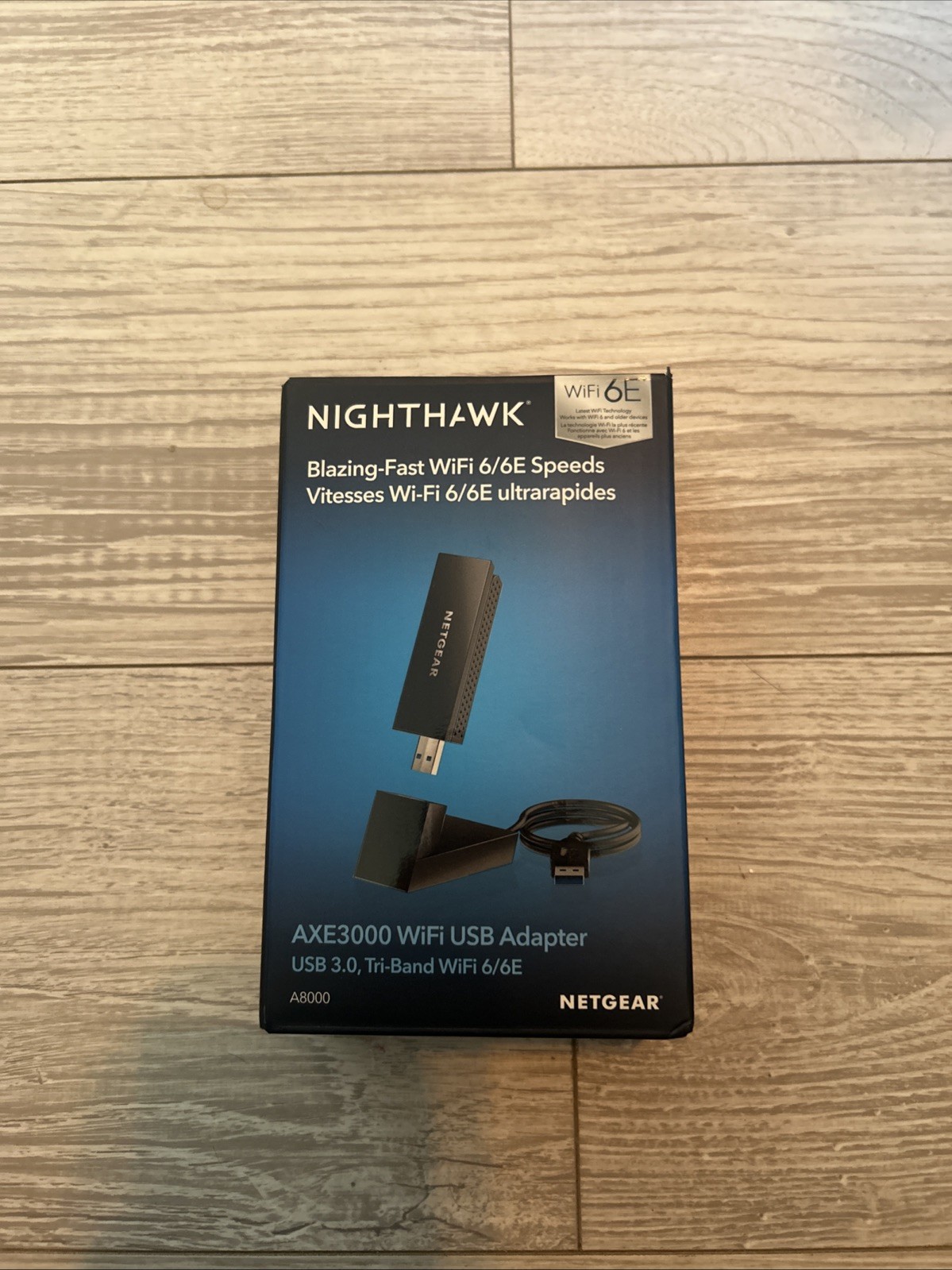 NETGEAR Nighthawk A8000 Tri-Band WiFi6E Wireless USB Adapter