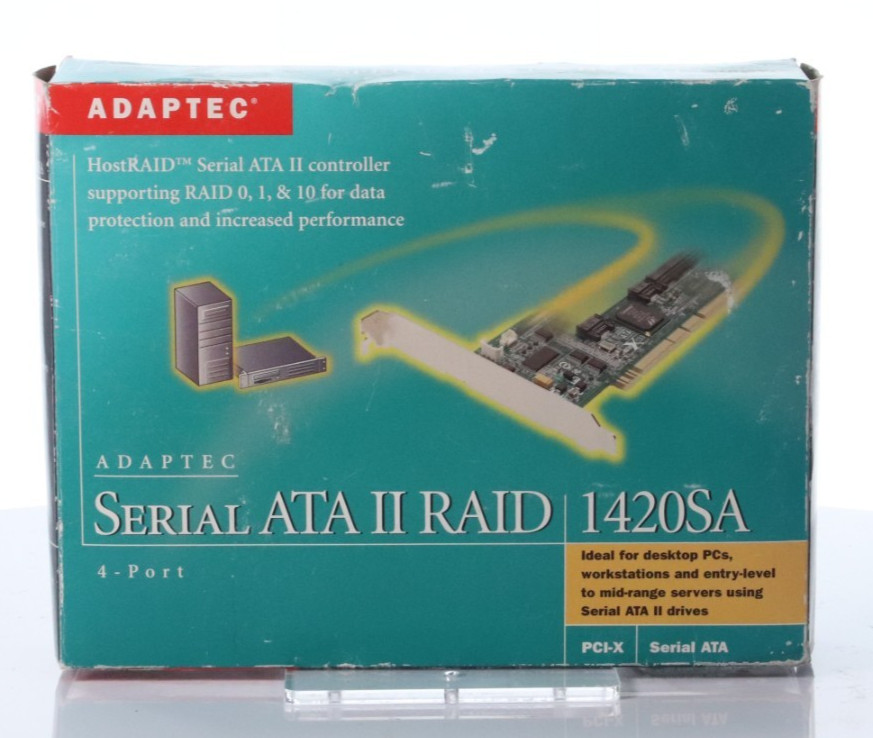 Adaptec Serial ATA II RAID Controller Card | 1420SA Kit 4-Port PCI-X