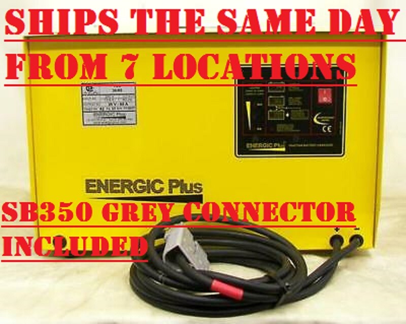 NEW FORKLIFT BATTERY CHARGER 36 VOLT 60 AMP 240V SINGLE PHASE SHIPS The SAME DAY