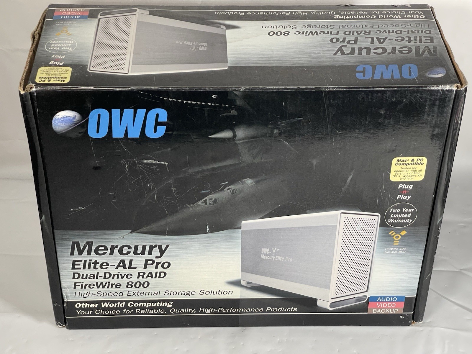 owc mercury elite-al pro Dual Drive Raid FireWire 800