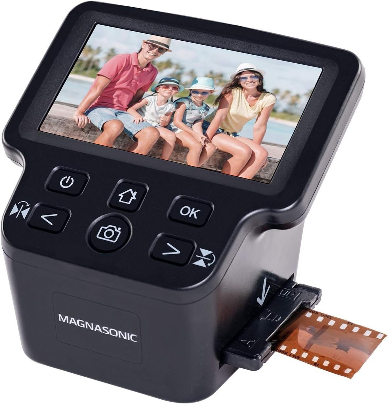 Magnasonic All-in-One 24MP Film Scanner with Large 5" Display & HDMI, Convert...