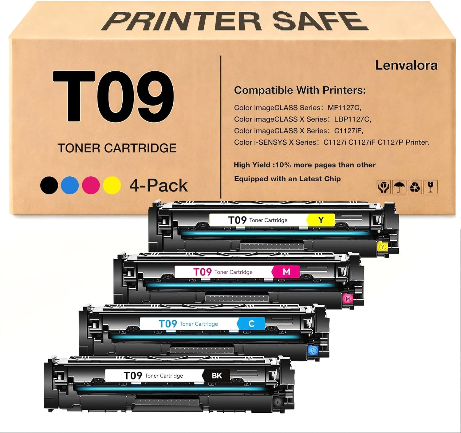 T09 / T09L Toner Cartridge for Canon Color imageCLASS & i-SENSYS X Printers