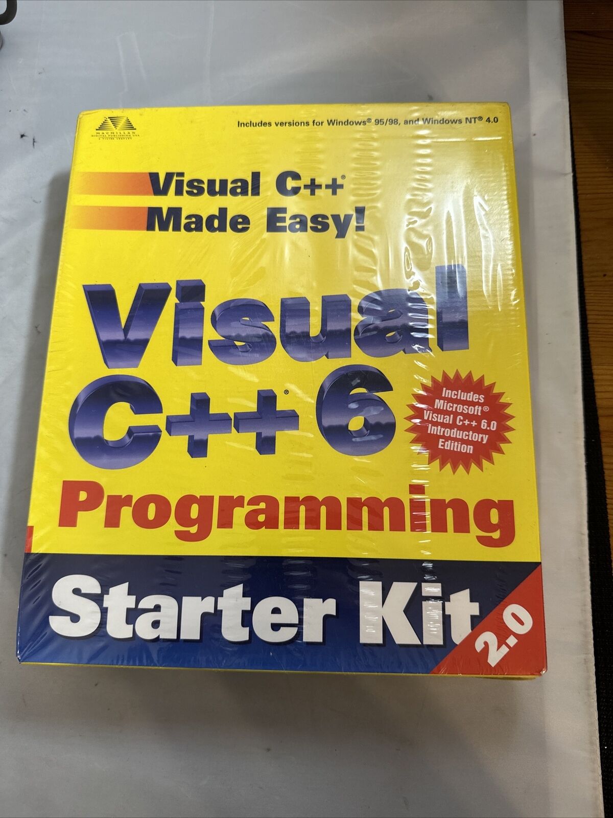 NOS NEW sealed Microsoft Visual C++6 starter kit 2.0 vintage software 1575951754