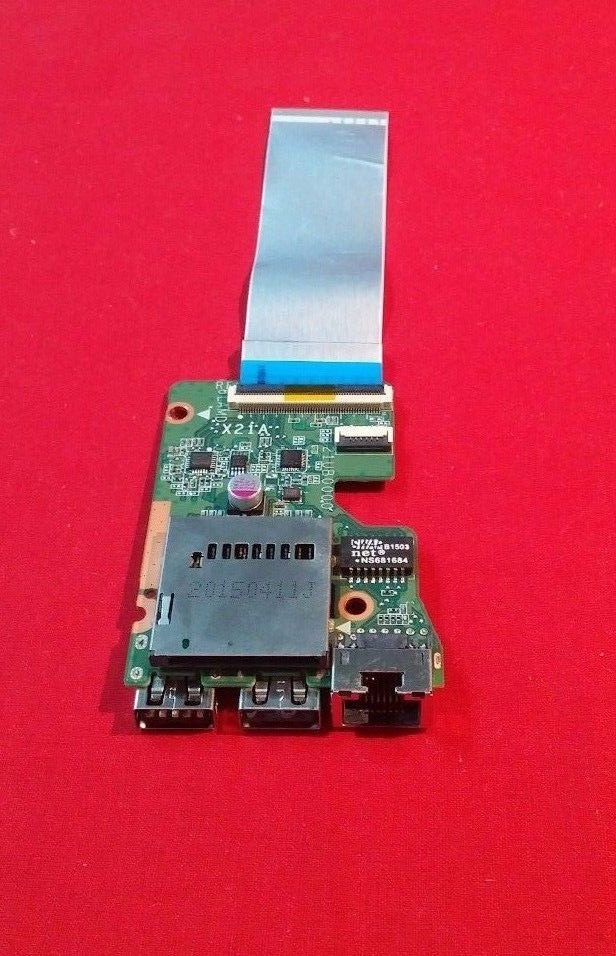 HP PAVILION NOTEBOOK 15-AB053NR  USB / SD / PORT BOARD WITH CABLE 809409-001