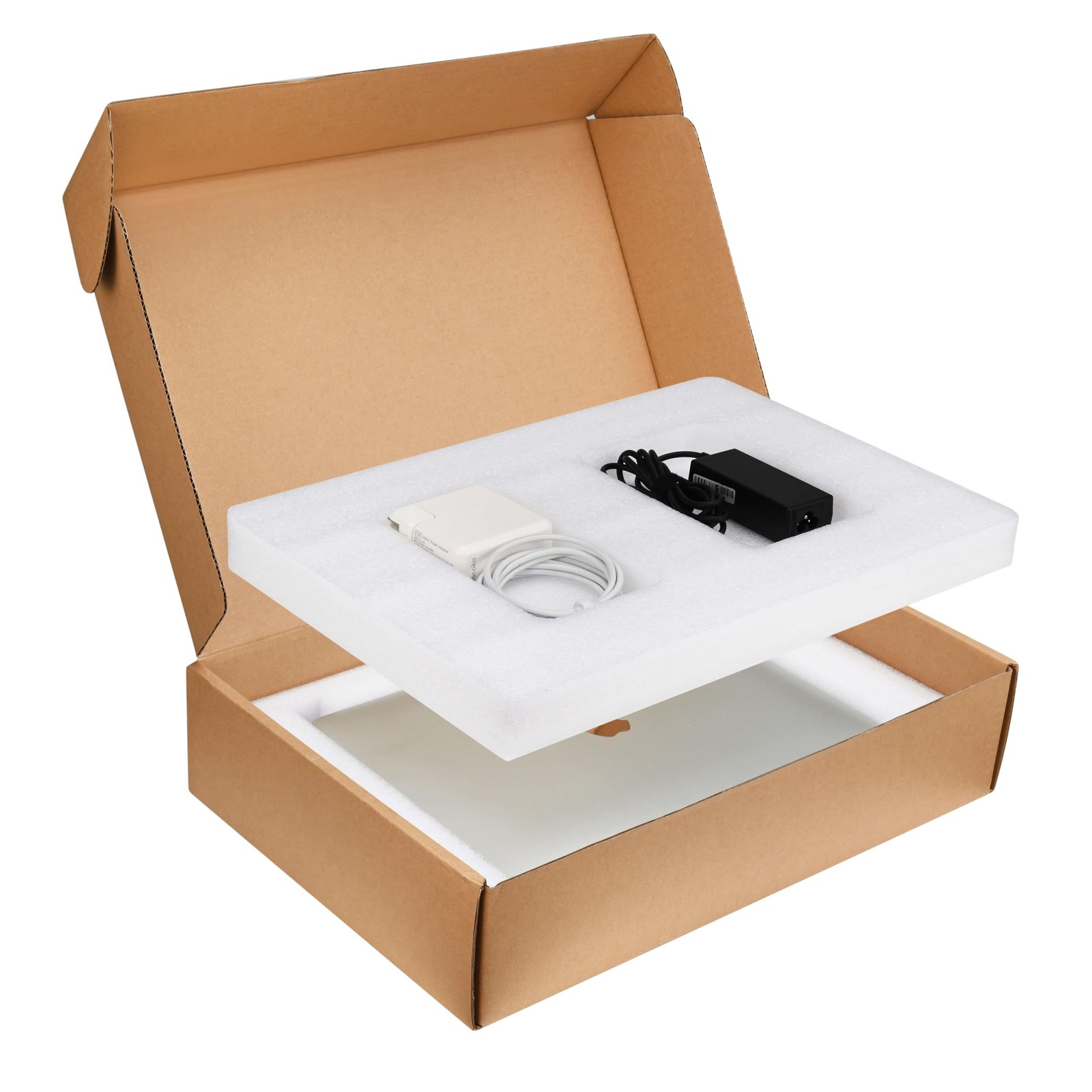 Laptop Shipping Box Secure Mailer Box Foam Protection Ultrabook Screen Size 1PCS