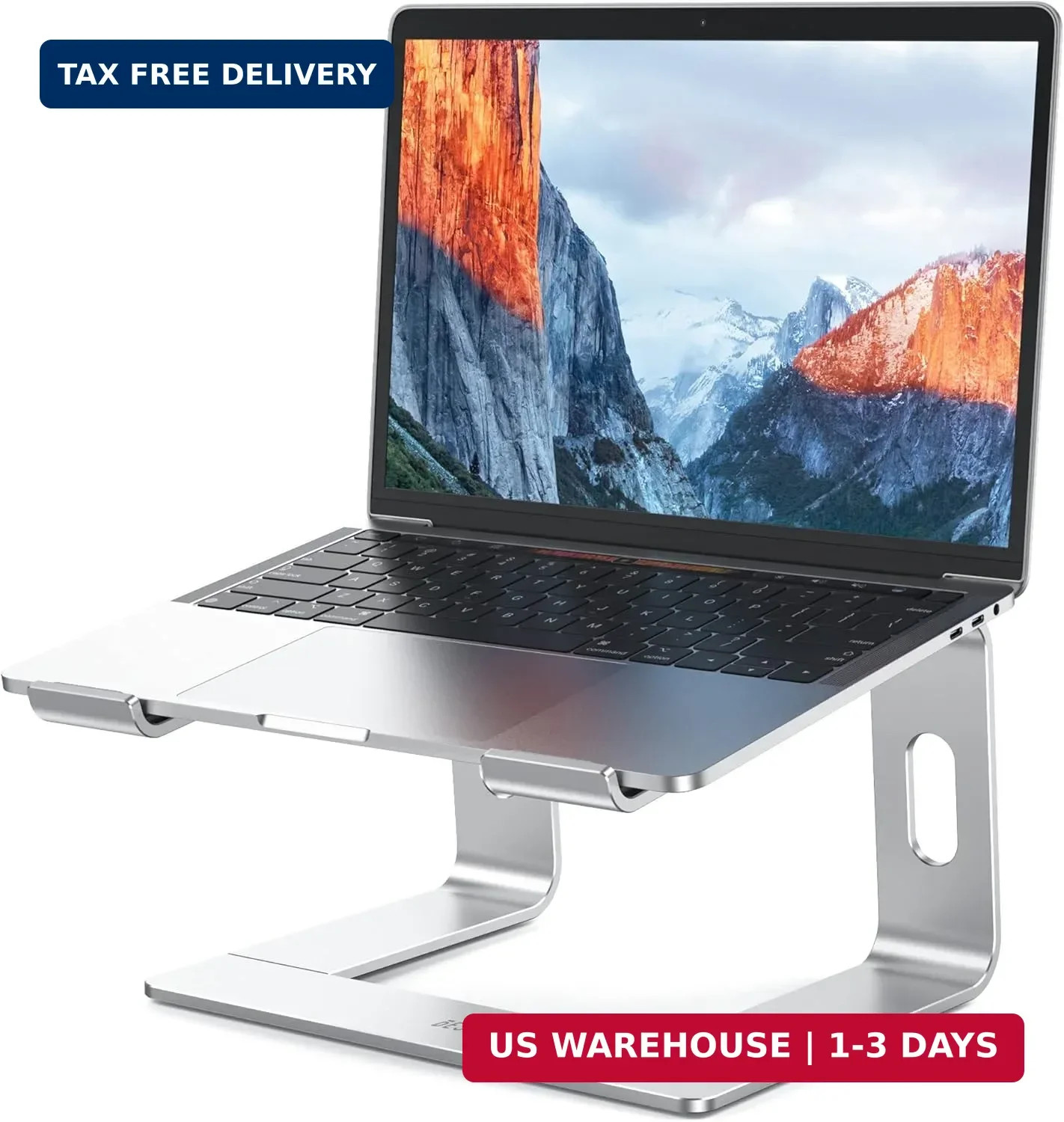 BESIGN LS03 Aluminum Laptop Stand, Ergonomic Detachable Computer Stand, Notebook