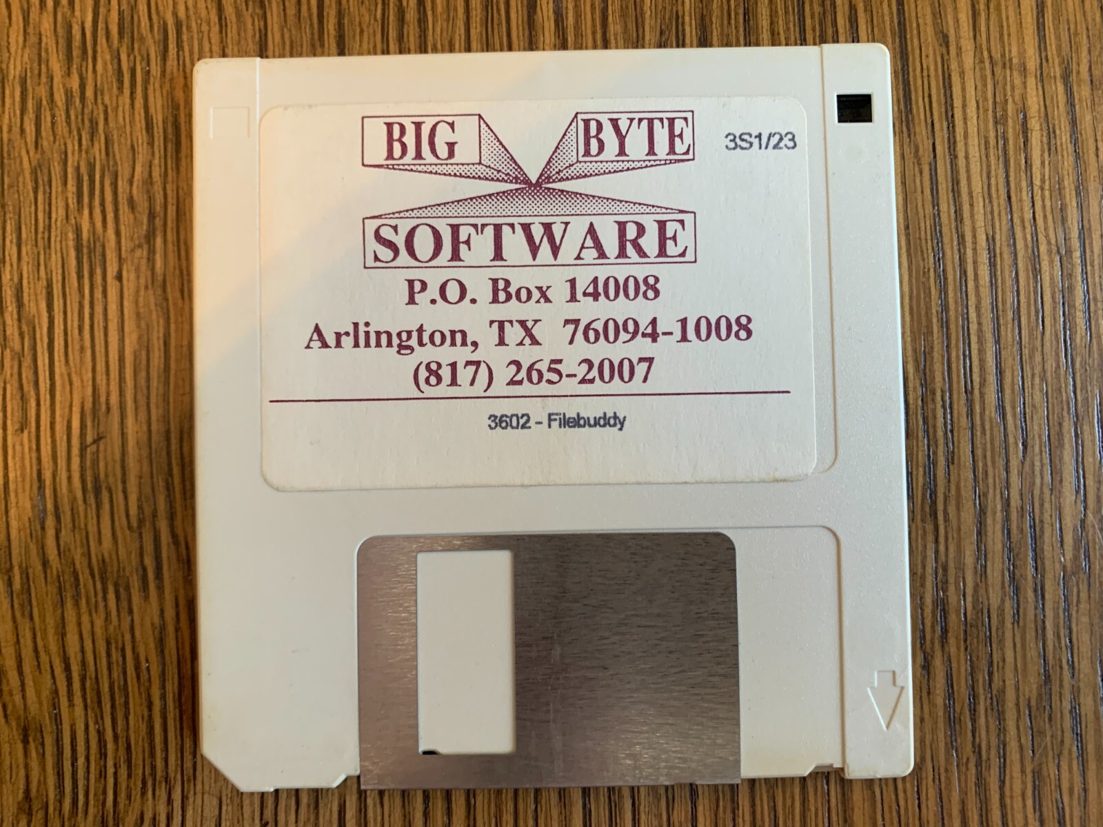 FILEBUDDY PROGRAM PC MS-DOS COMPUTER 3.5" INCH FLOPPY DISK(S) NEAR MINT TESTED