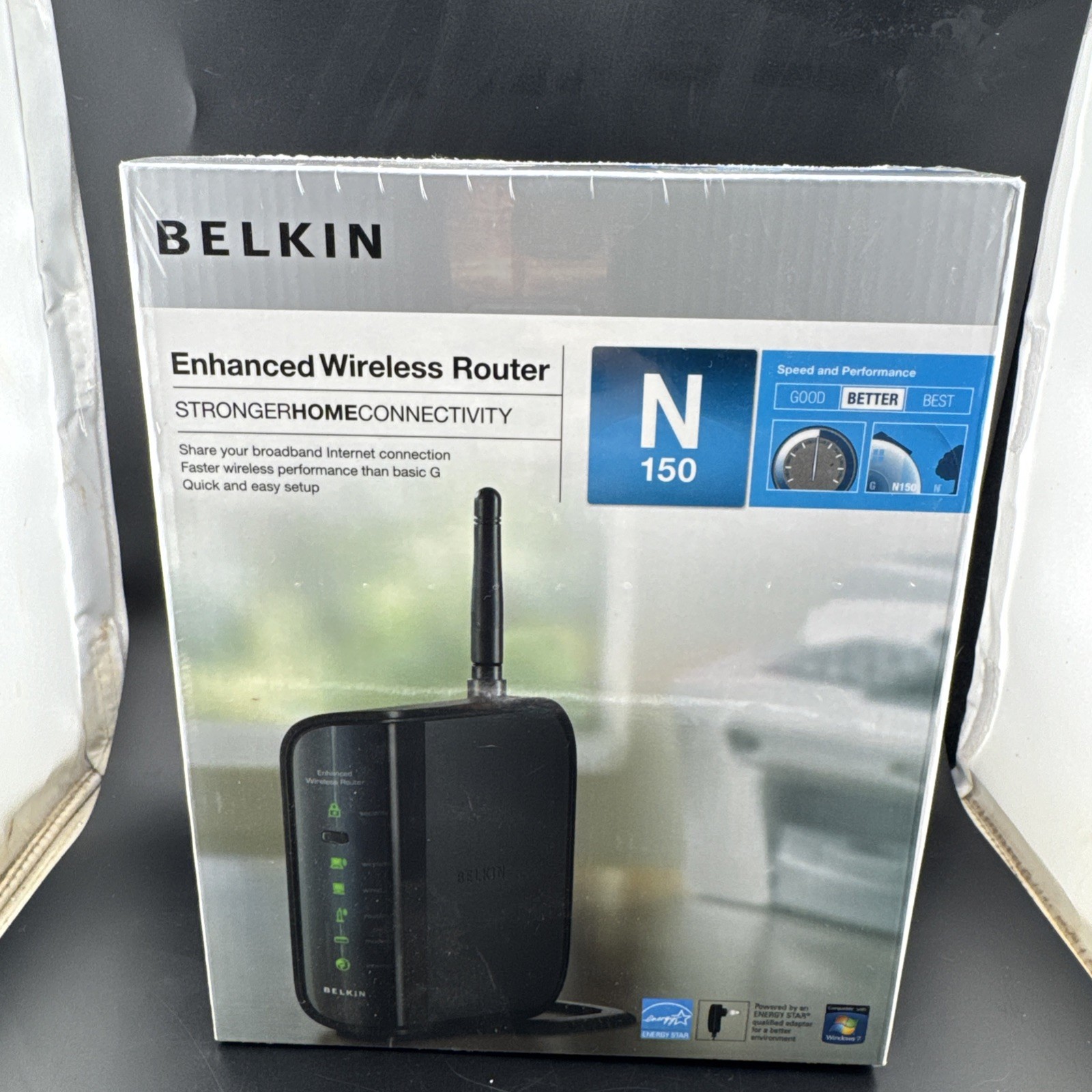 Belkin N150 150 Mbps 4-Port 10/100 Wireless N Router (F6D4230-4)