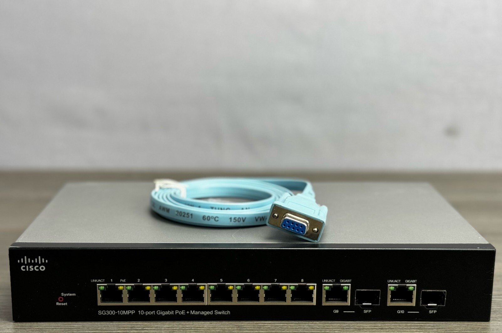 Cisco SG300-10MPP-K9  Gigabit POE+ 10-Port Switch - Same Day Shipping