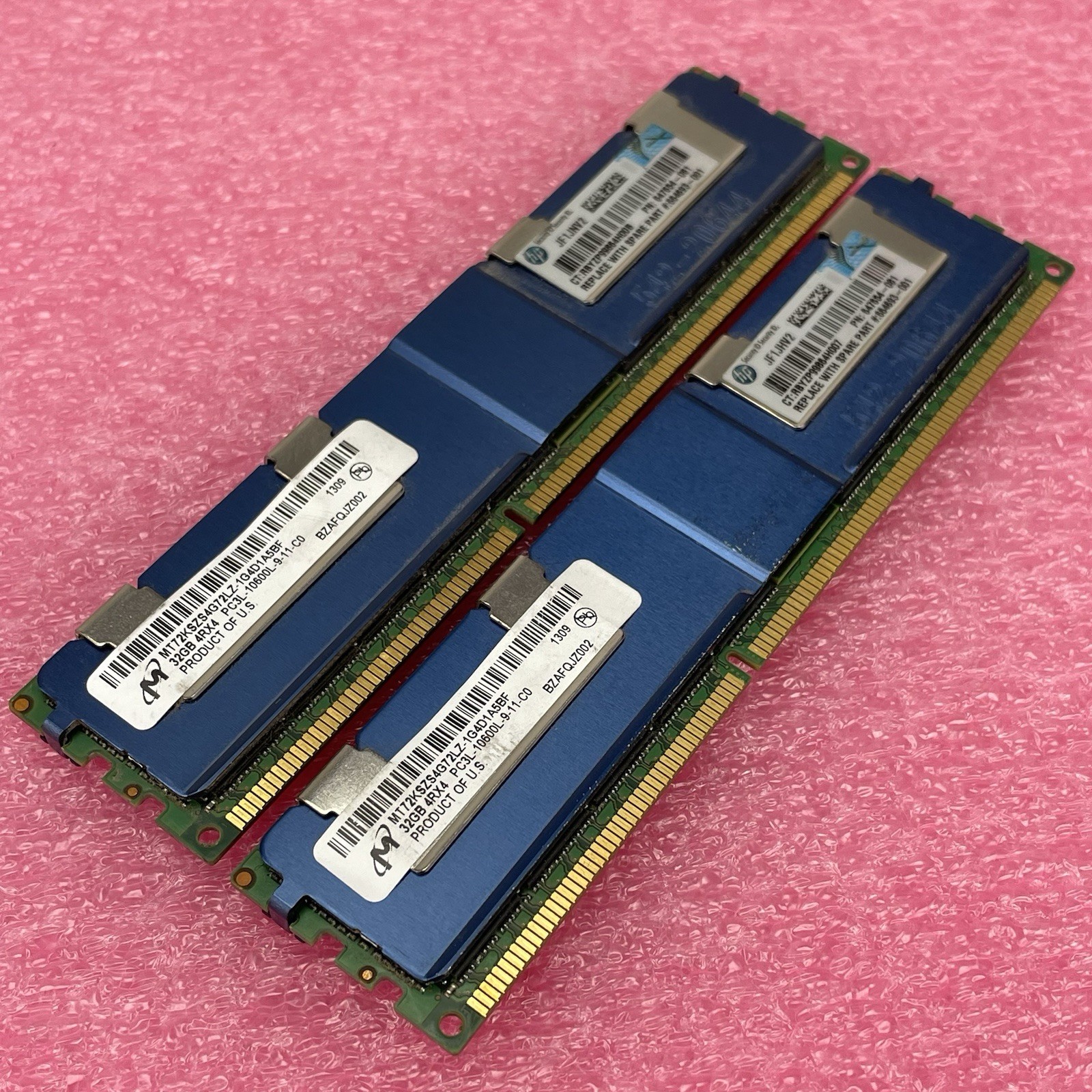 Micron MT72KSZS4G72LZ-1G4E2A7BE 32GB 4RX4 PC3L-10600L DDR3-1333 Untested
