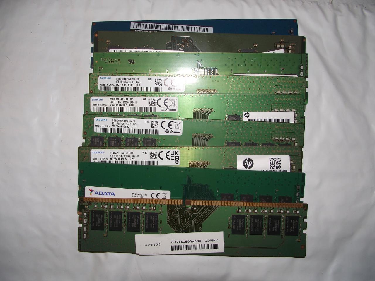 KINGSTON 64GB (8X8GB) 1RX8 PC4-2400T RAM Memory