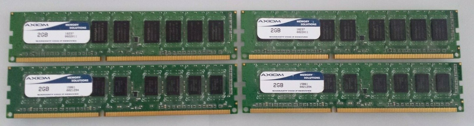AXIOM 8gb (4x 2gb) DDR3-1333 ECC 240-Pin Server Ram