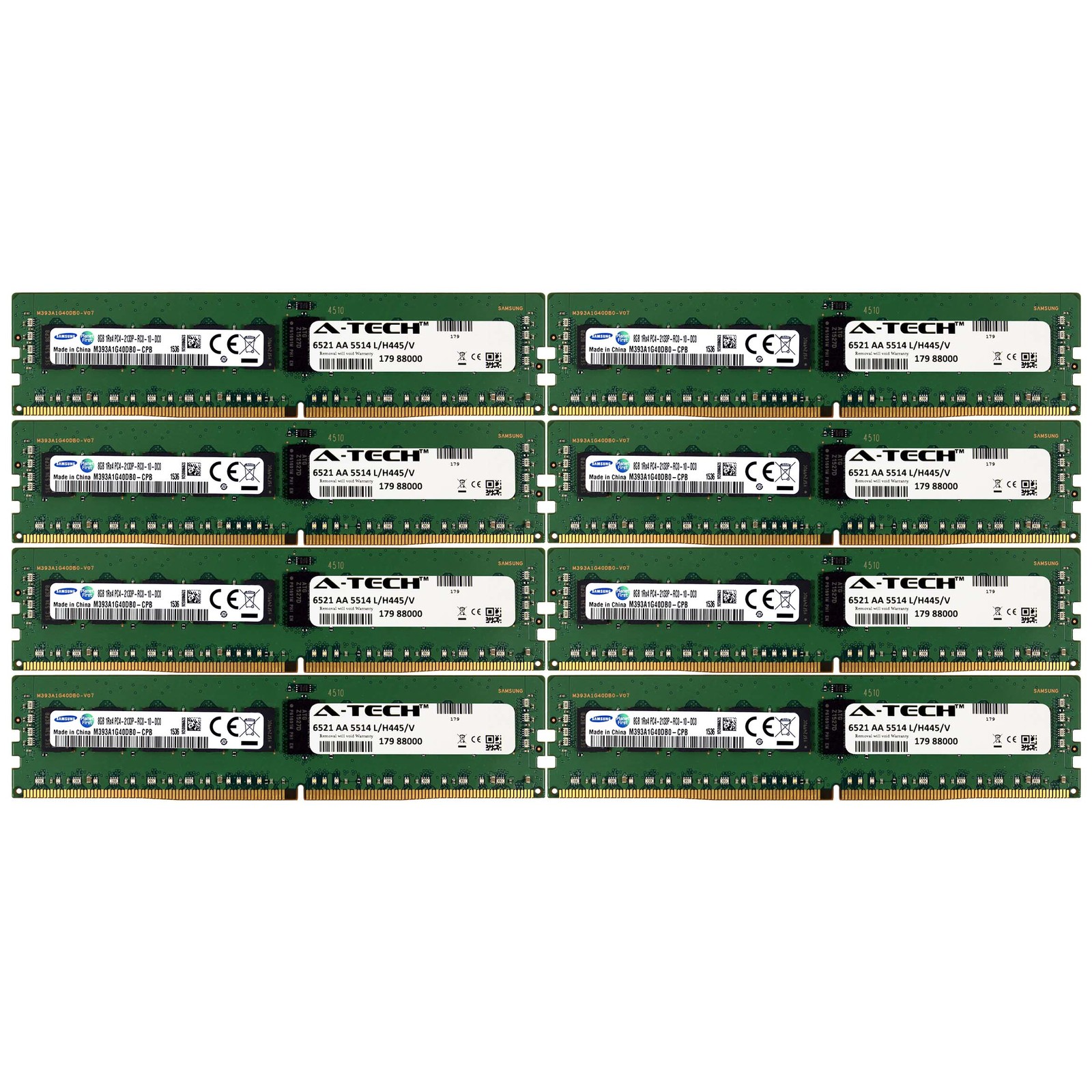 PC4-17000 Samsung 64GB Kit 8x 8GB Dell PowerEdge R730xd R730 R630 Memory RAM