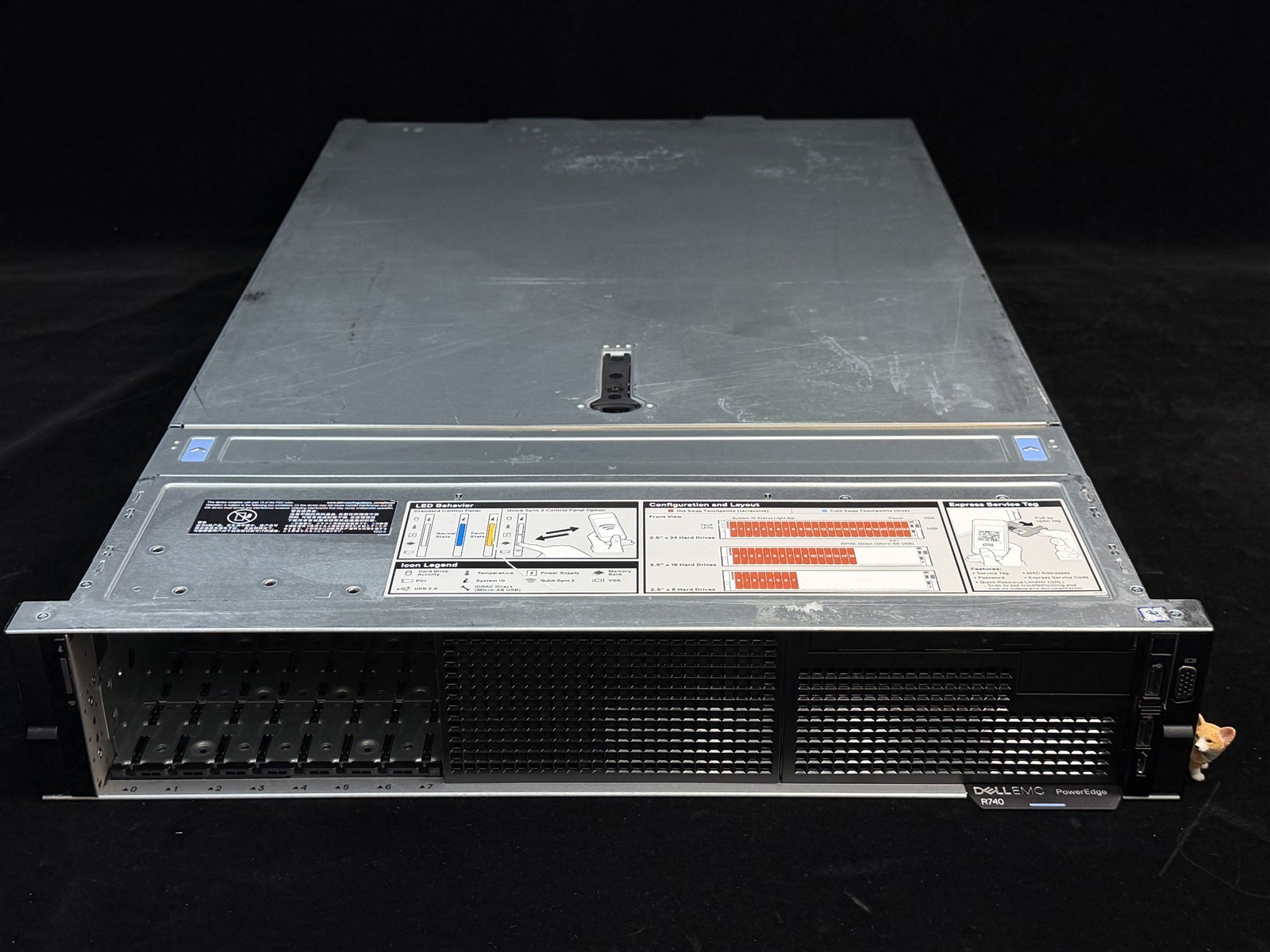 Dell PowerEdge R740 8SFF 2x Gold 6134 3.2GHz BOSS 2xPSU No RAM/HDD/RAID