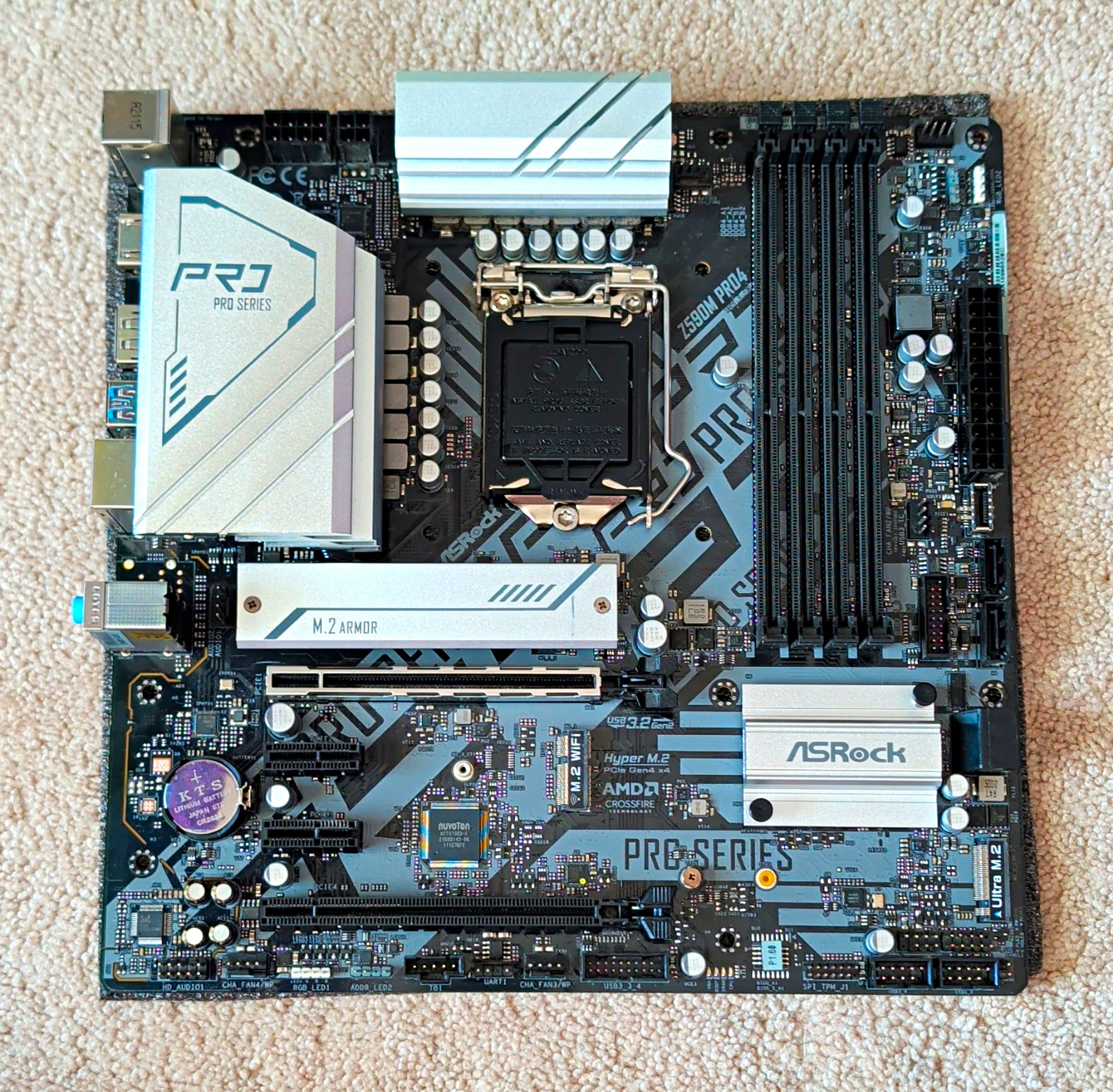 ASRock Z590M PRO4 MicroATX Intel LGA1200 DDR4 2.5G LAN HDMI DP