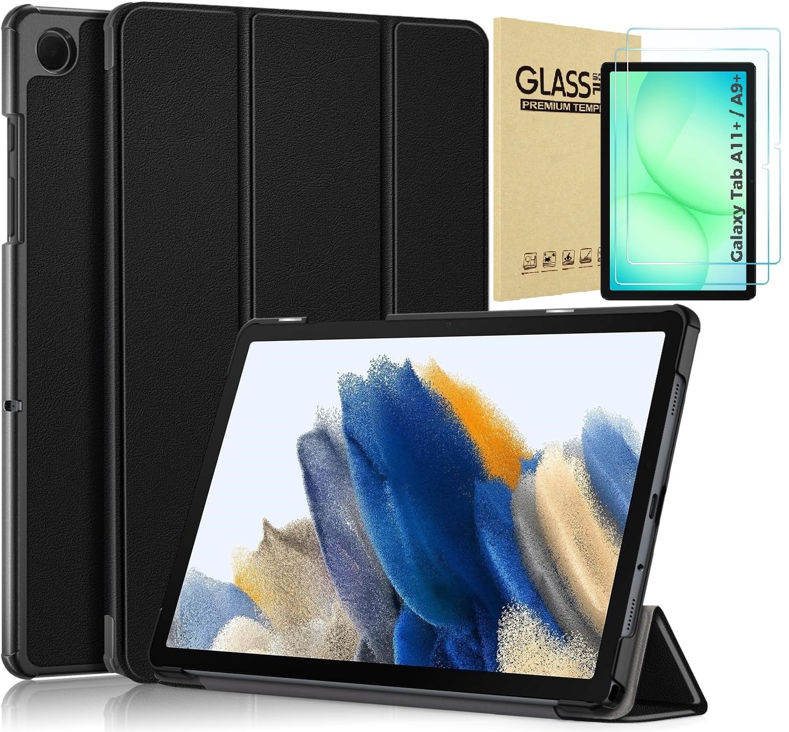 Case for Samsung Galaxy Tab A11+ 5G/ A11 Plus 11" Shockproof Trifold Stand Cover
