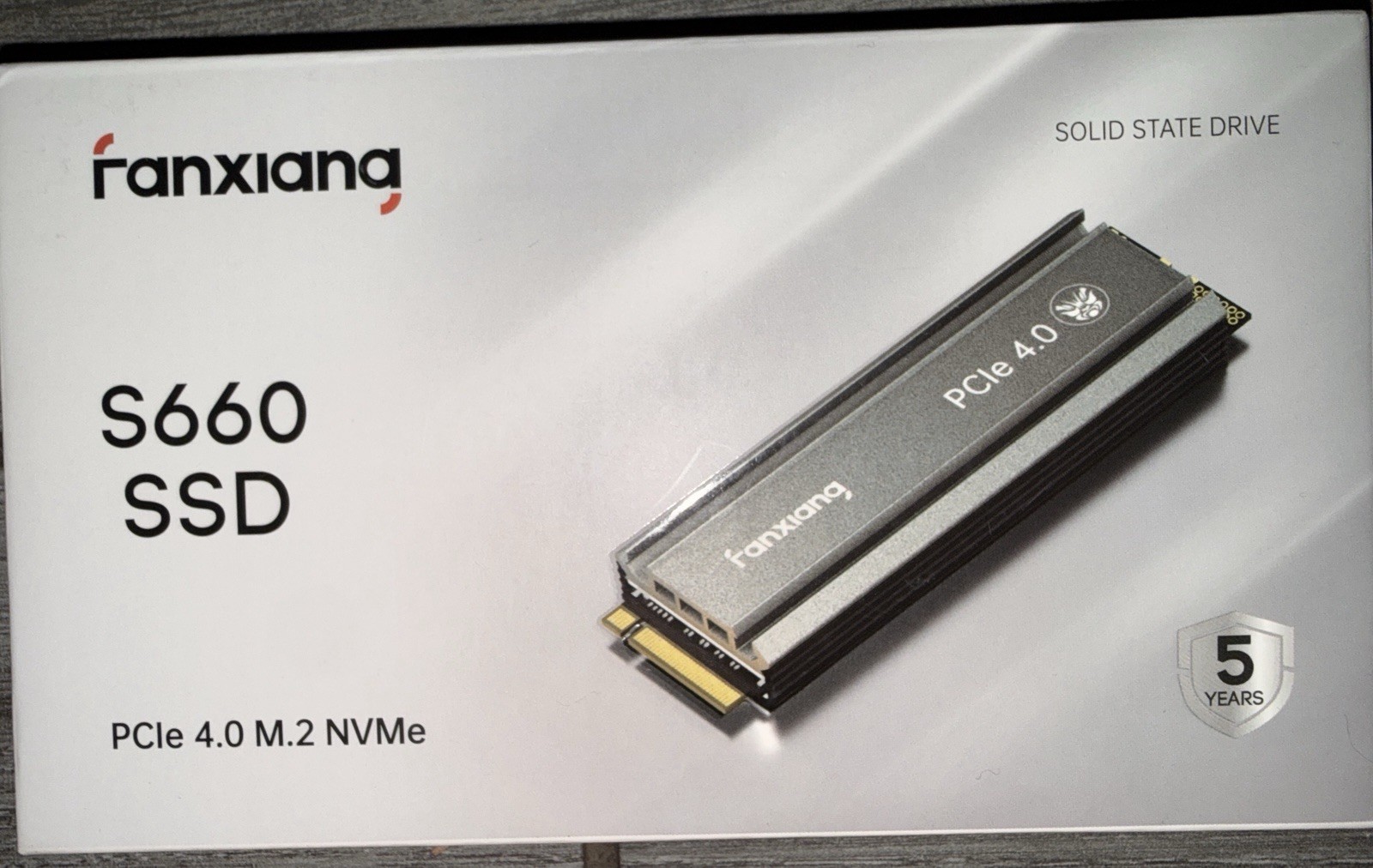 Fanxiang S660 1TB NVMe SSD PCIe 4.0 M.2 2280 TLC Heatsink PS5 NEW SEALED