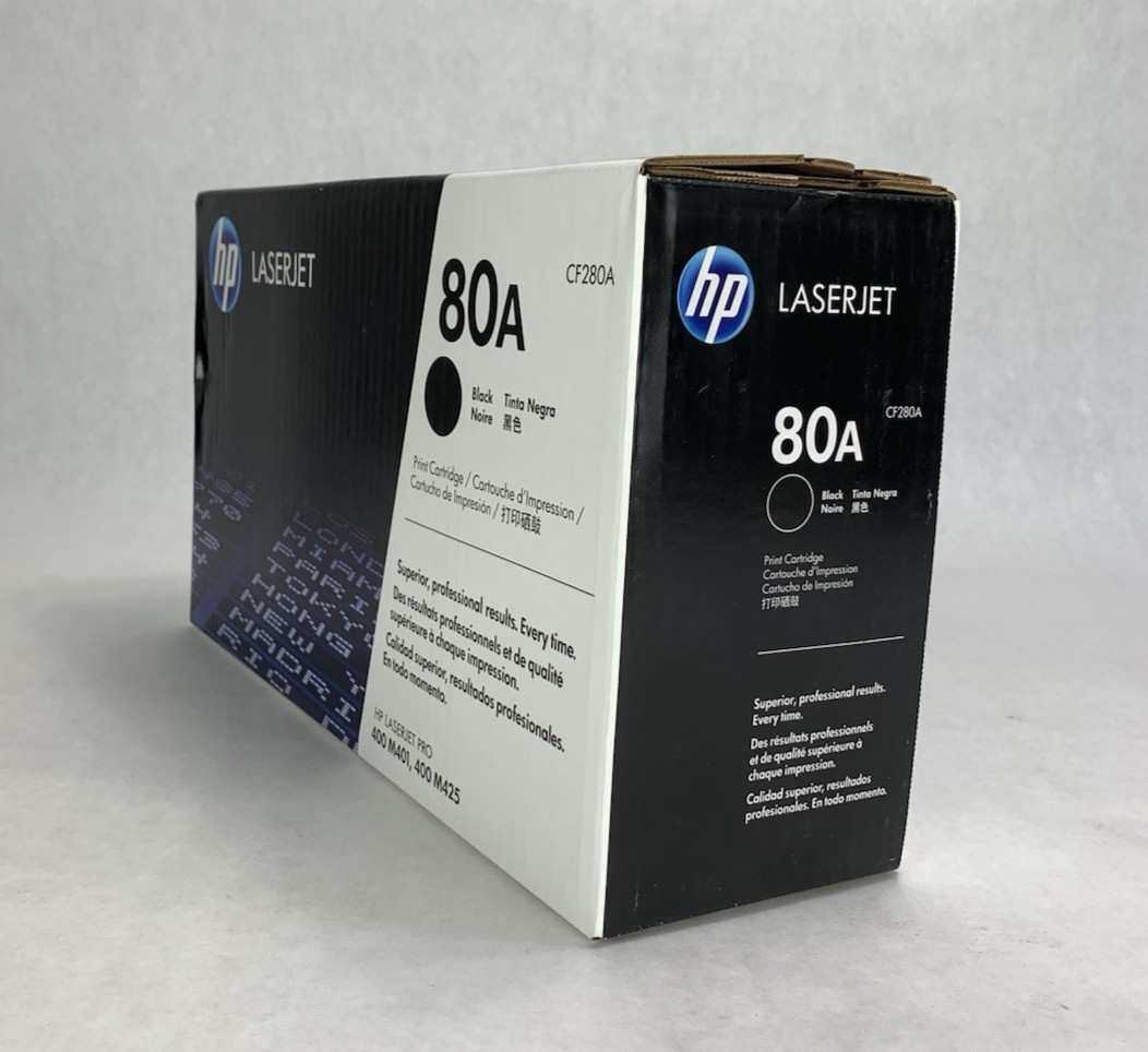 HP 80A CF280A Black  Print Cartridge LaserJet Pro 400 M401 400 M425 EXP. 06.2023