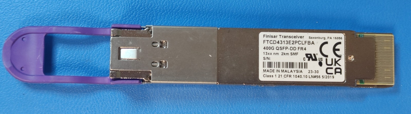 Finisar FTCD4313E2PCLFBA Transceiver 400G QSFP-DD FR4 13XX nm 3km SMF