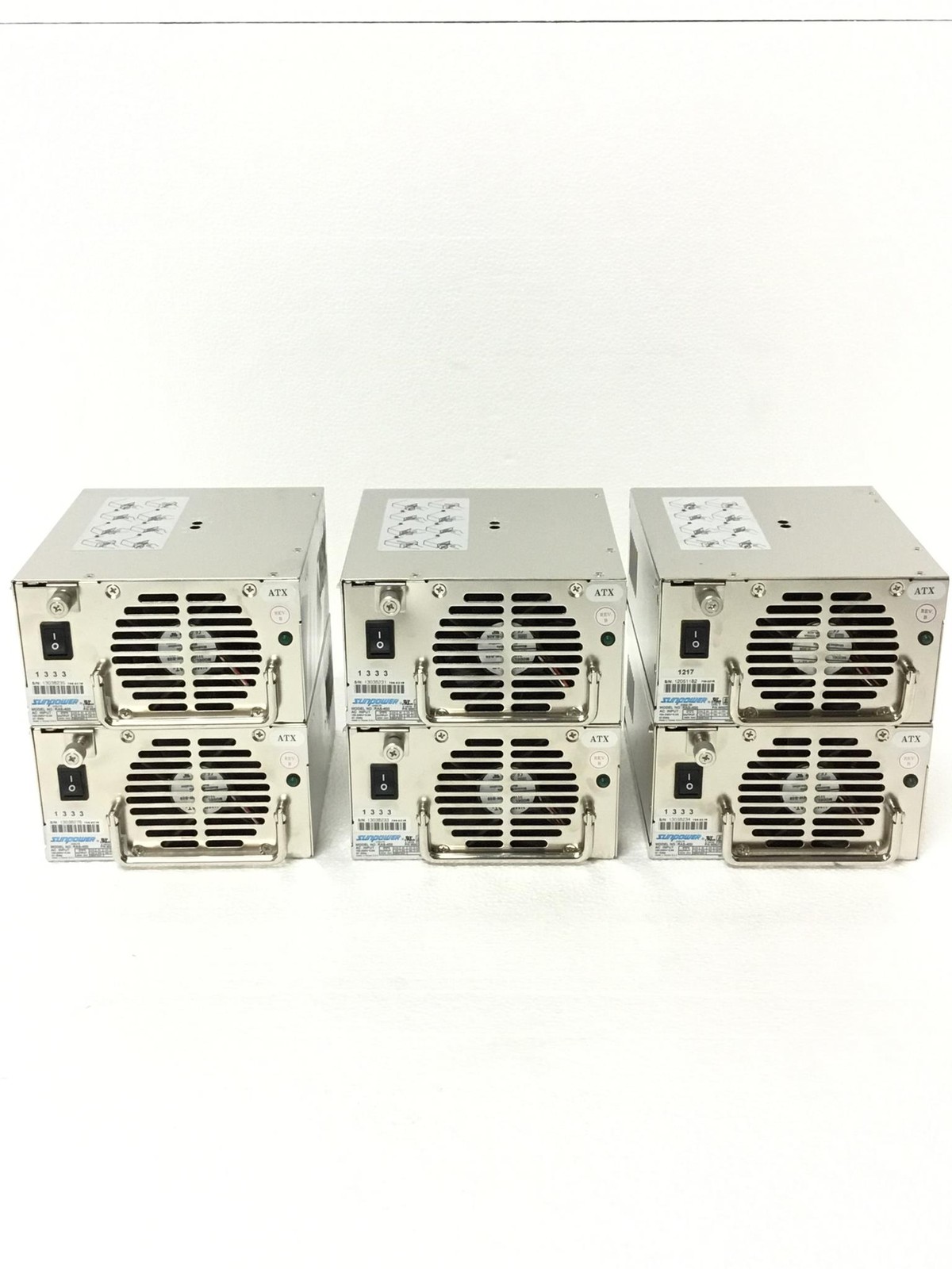 4x SunPower RAS-400 Power Supply for Overland Neo NE8000 Storage Unit 400W