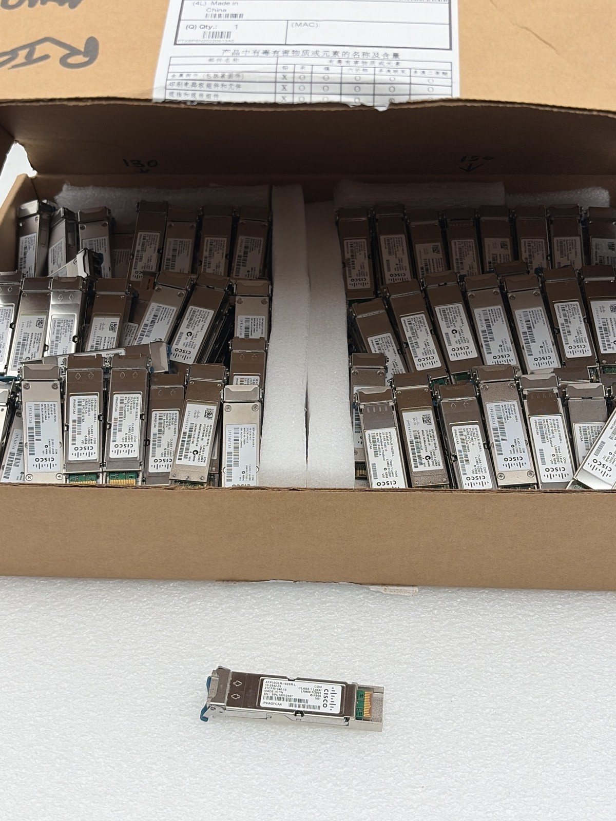 Cisco 10-2542-01 XFP10GLR-192SR-L SFP Module === 10 Parts