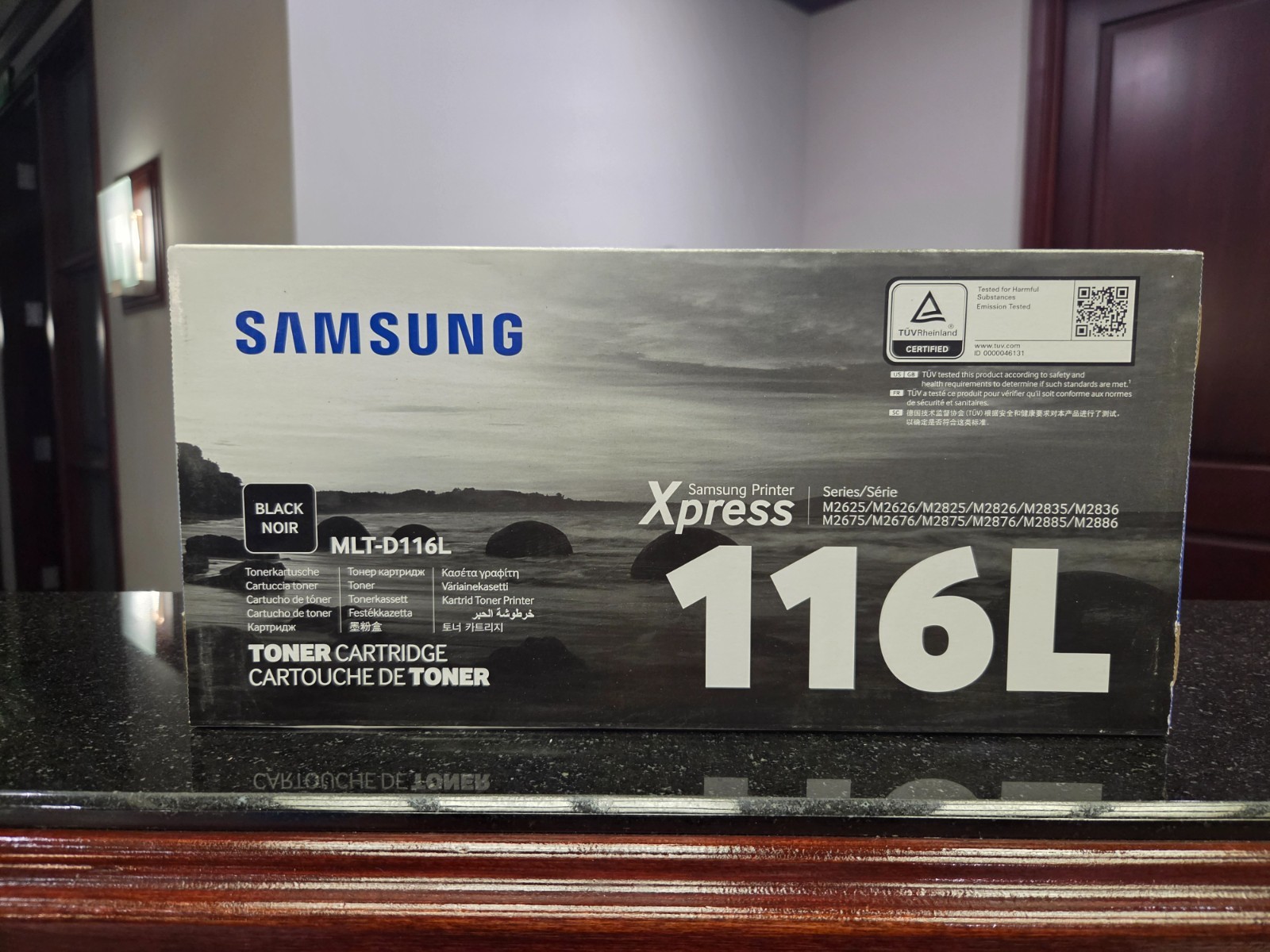 Samsung MLT-D116L Black Toner Cartridge, Xpress Samsung OEM Sealed Box