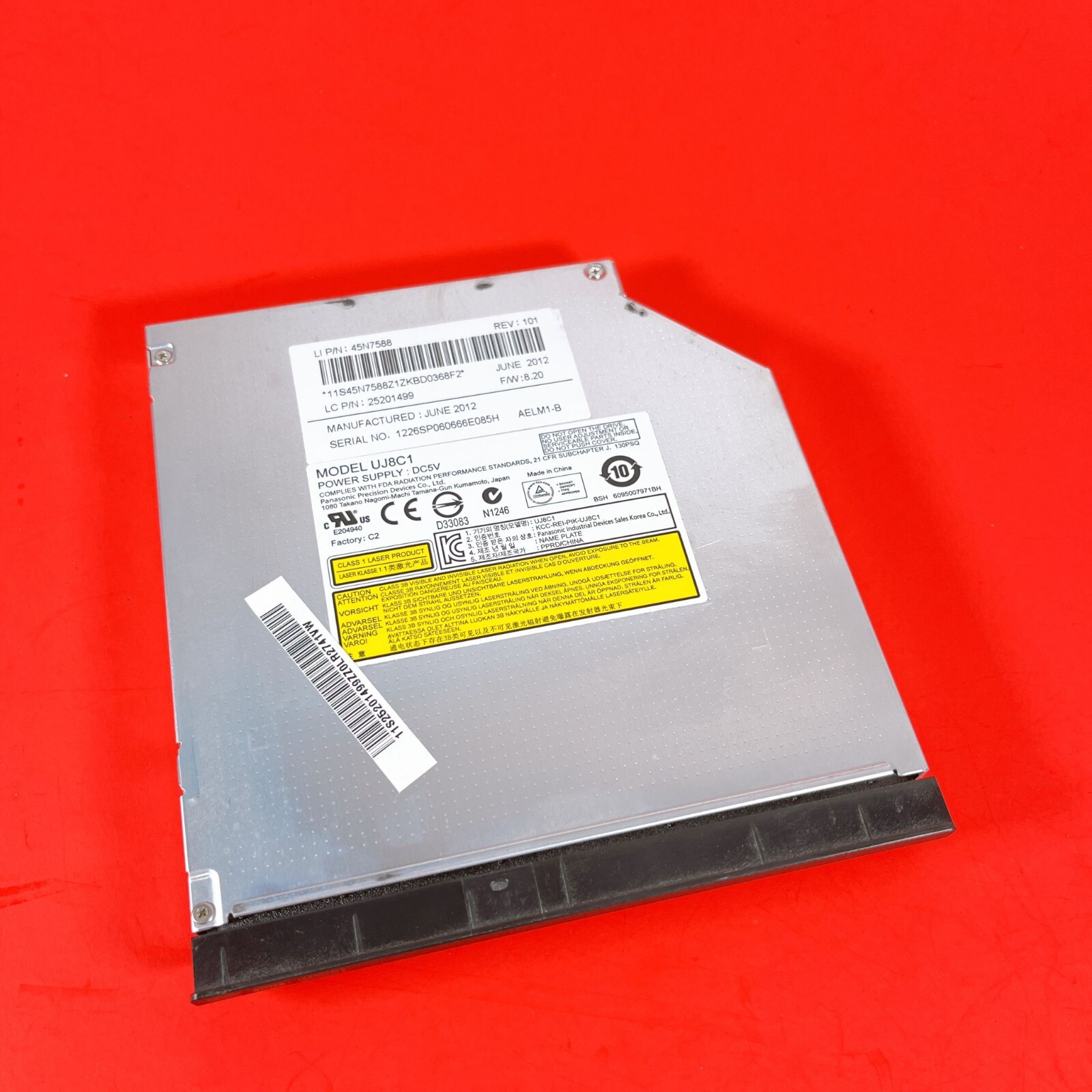 Lenovo IdeaPad Z580 Laptop DVD/ CD Drive 45N7588