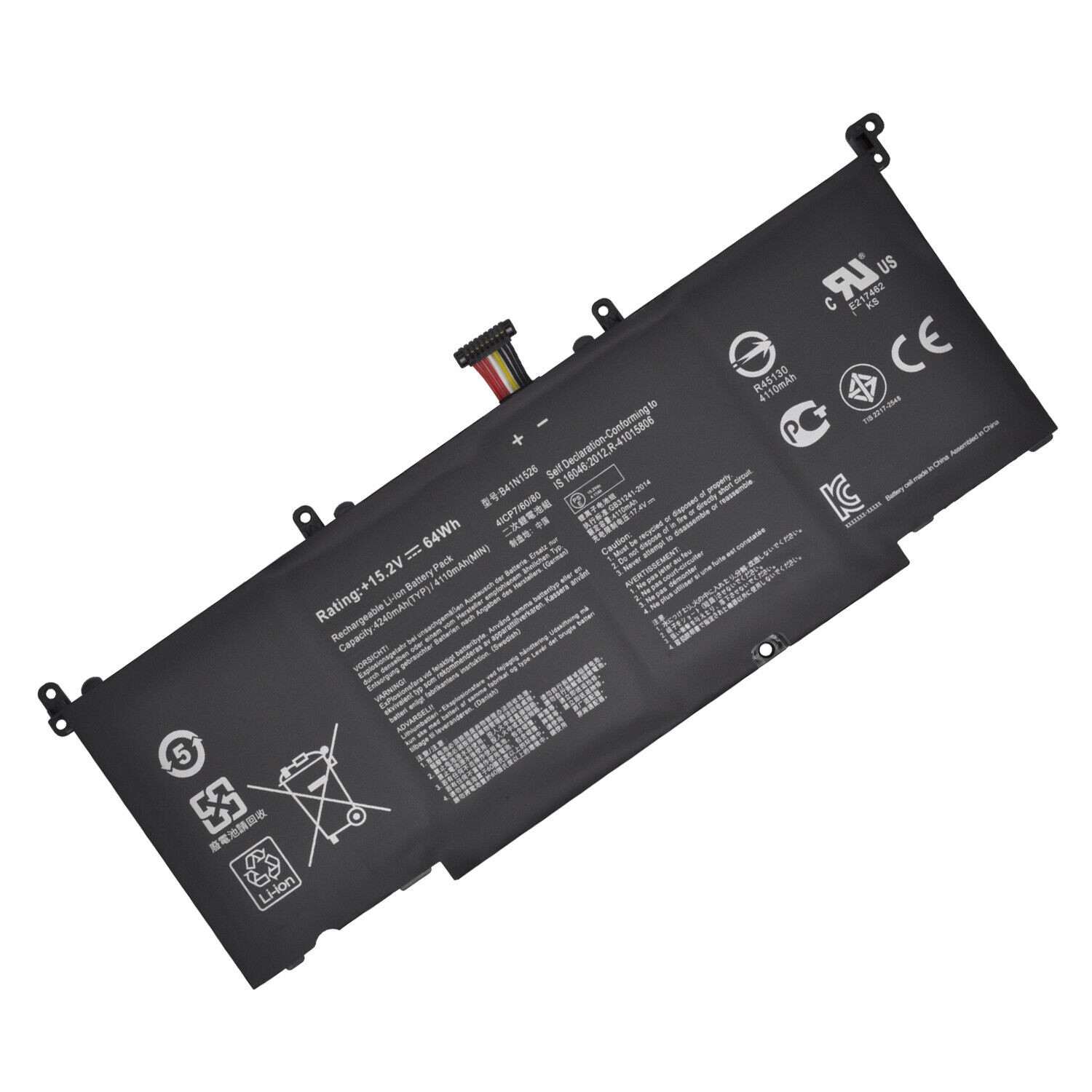Genuine Battery B41N1526 for ASUS ROG STRIX S5VS FX60 GL502V FX502VE FX502VM GL502