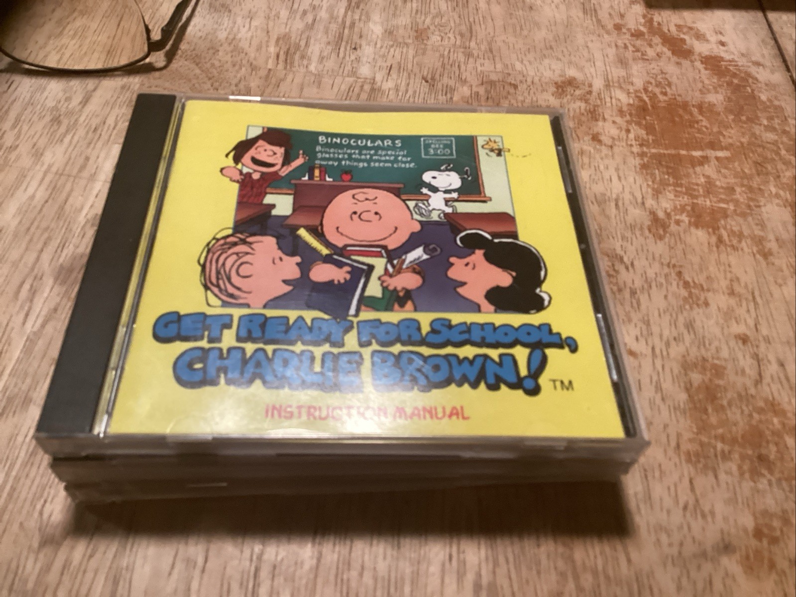 Vintage 1995 Get Ready For School Charlie Brown Educational PC CD Rom