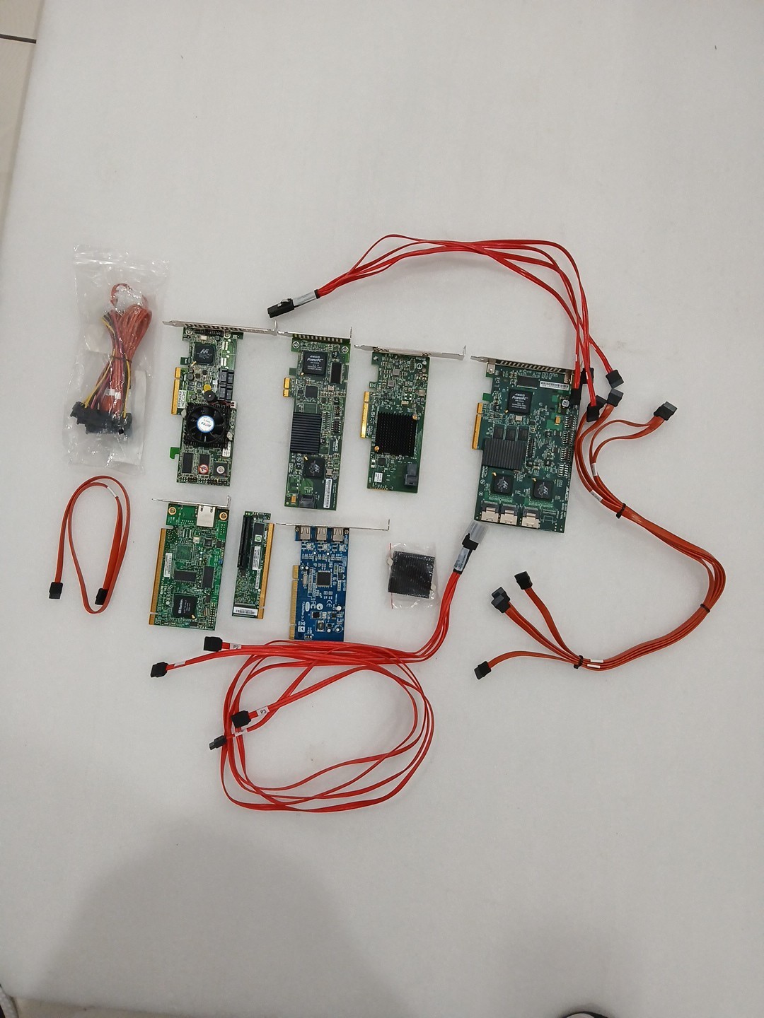 LOT OF 7  CONTROLLER BOARD PCI EXPRESS,SUPERMICRO SIMLP .DETAILS