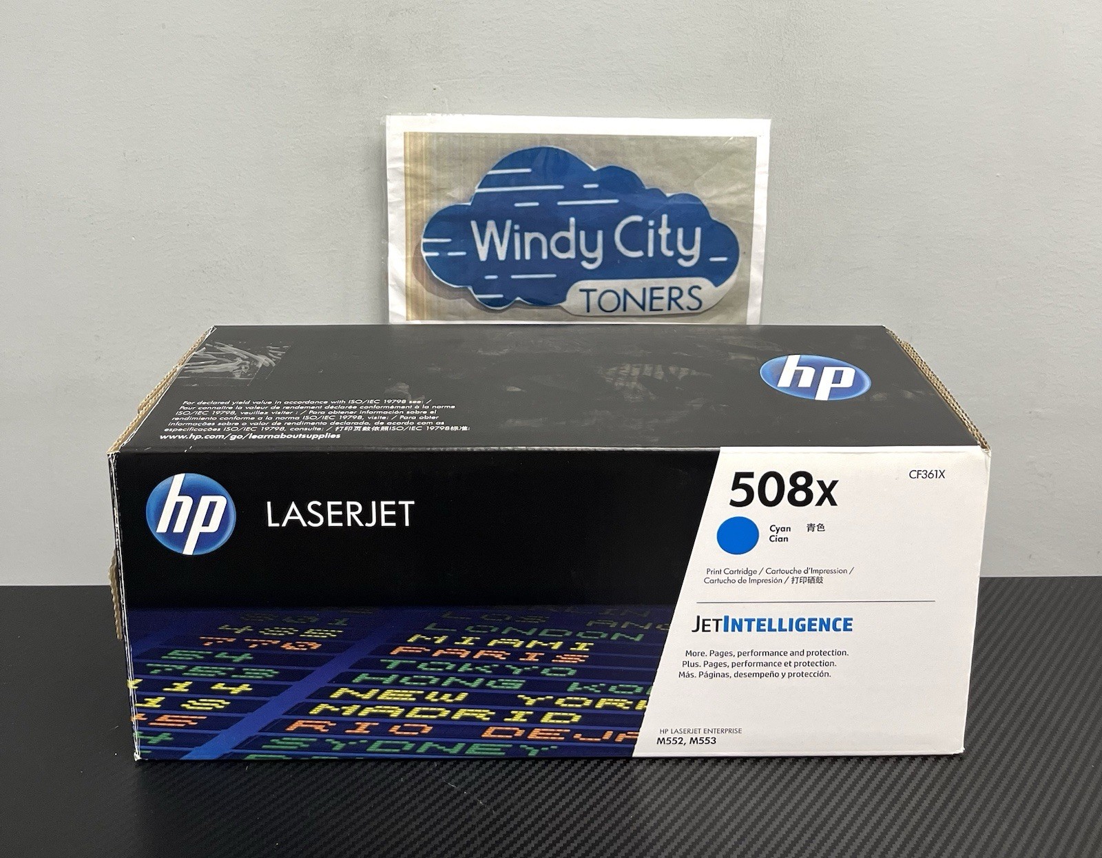 HP 508X (CF361X) Cyan High Yield Toner for HP M553 / M577 Printers New Open Box