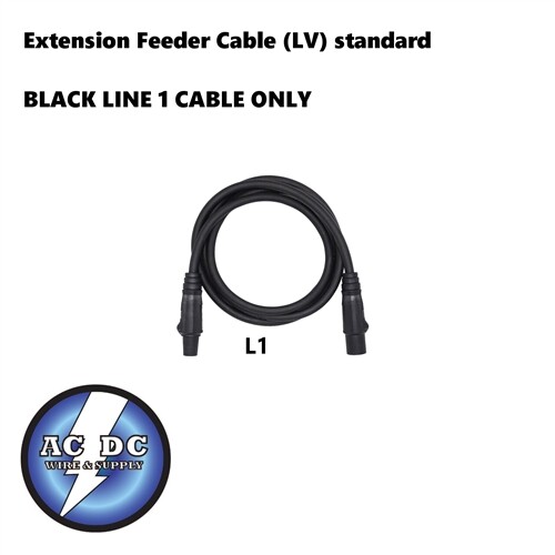 4/0 Cam Lock Power Cord, 400A, 600Vac Cam lock 25 ft you Choose Cam Lock Color