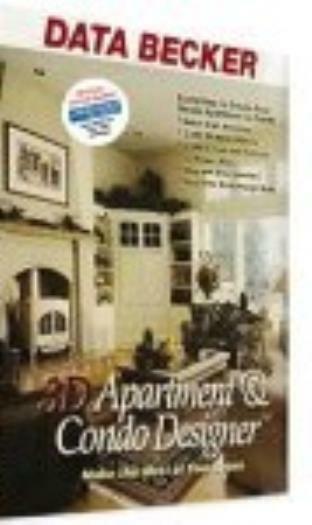 Data Becker 3D Apartment & Condo Designer PC CD interiors exteriors house rooms