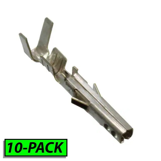 Molex 39-00-0038 Female Mini-Fit Jr Crimp Terminals Pins 18-24 AWG 5556, 10 PACK
