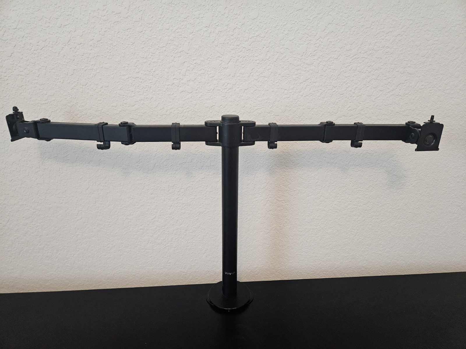 Mount-It Dual Monitor Arms Up To 27" Monitors, Black does not come with Brackets