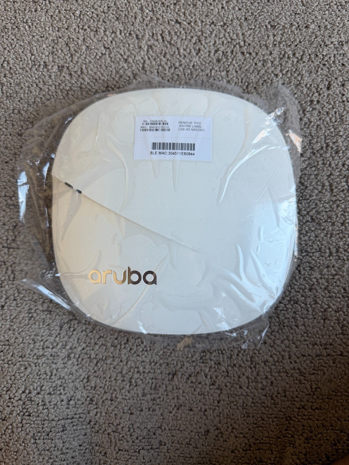 Aruba AP-305 APIN0305 Dual-Band Wireless Access Point 12V 1.5A