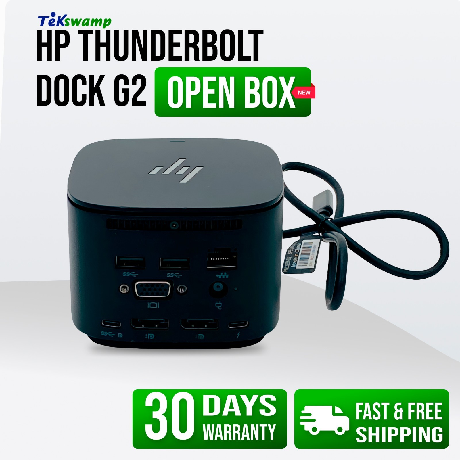 NEW HP Docking Station for Apple MacBook Pro M1 M2 M3 chip 14 16 w/Adapter