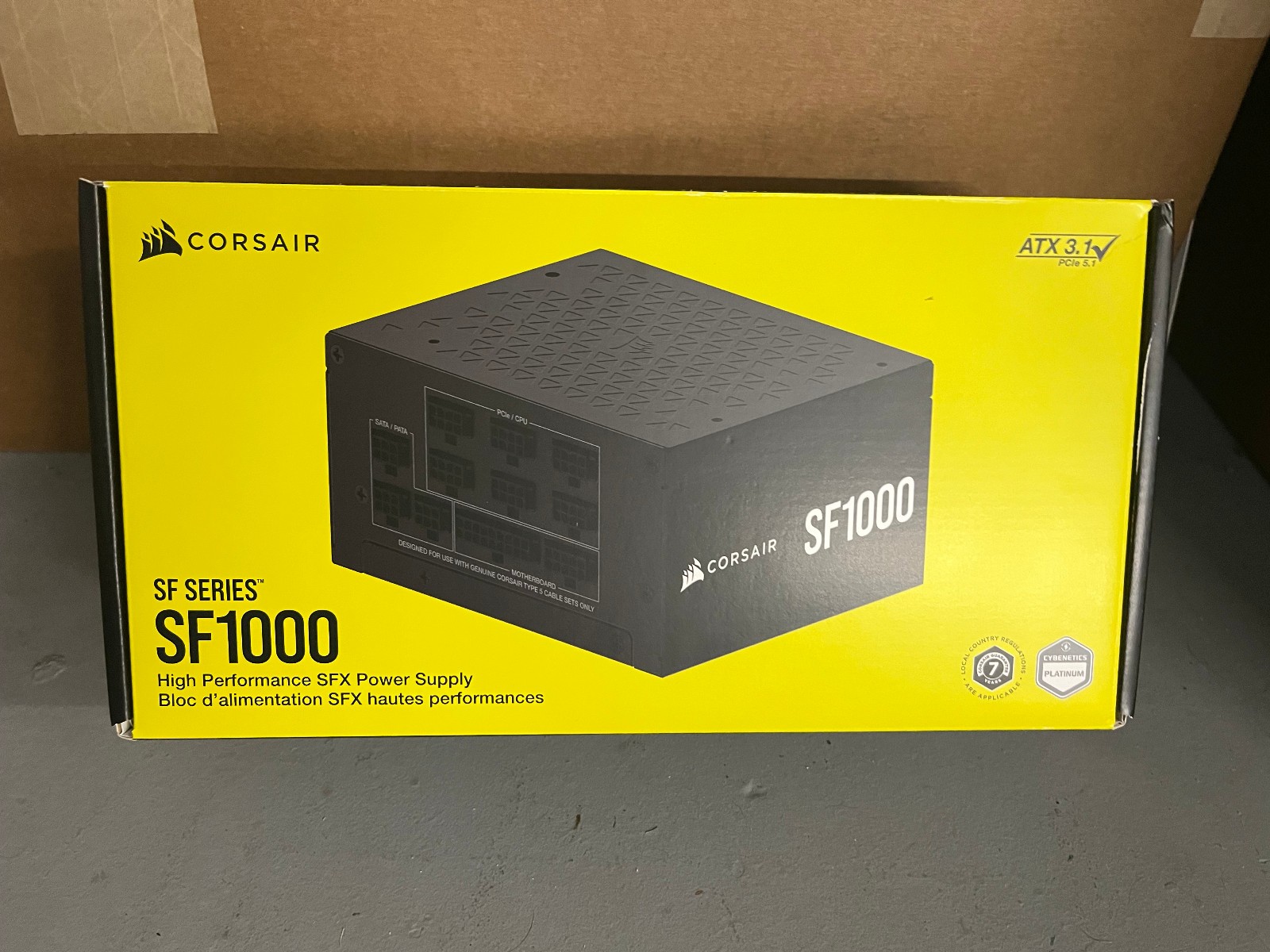 Corsair SF1000 Platinum Small Form Factor Fully Modular PSU Open Box