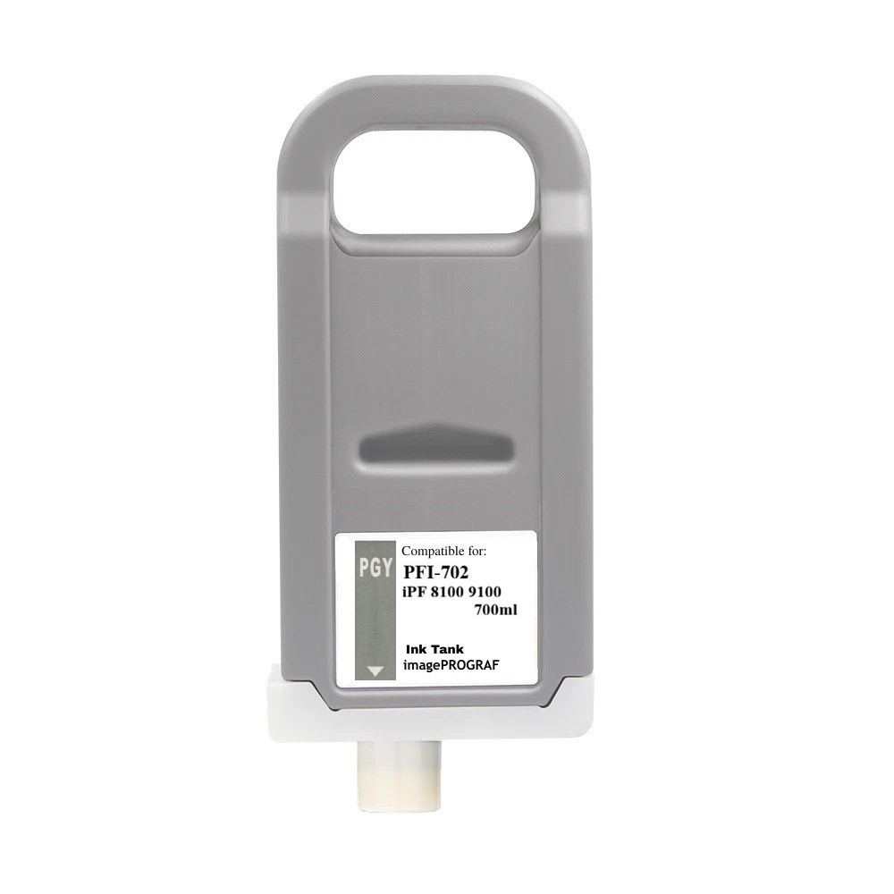 PFI-702 Photo Gray Ink Tank Cartridge Fit Canon IPF 8100 9100 PFI-702PGY