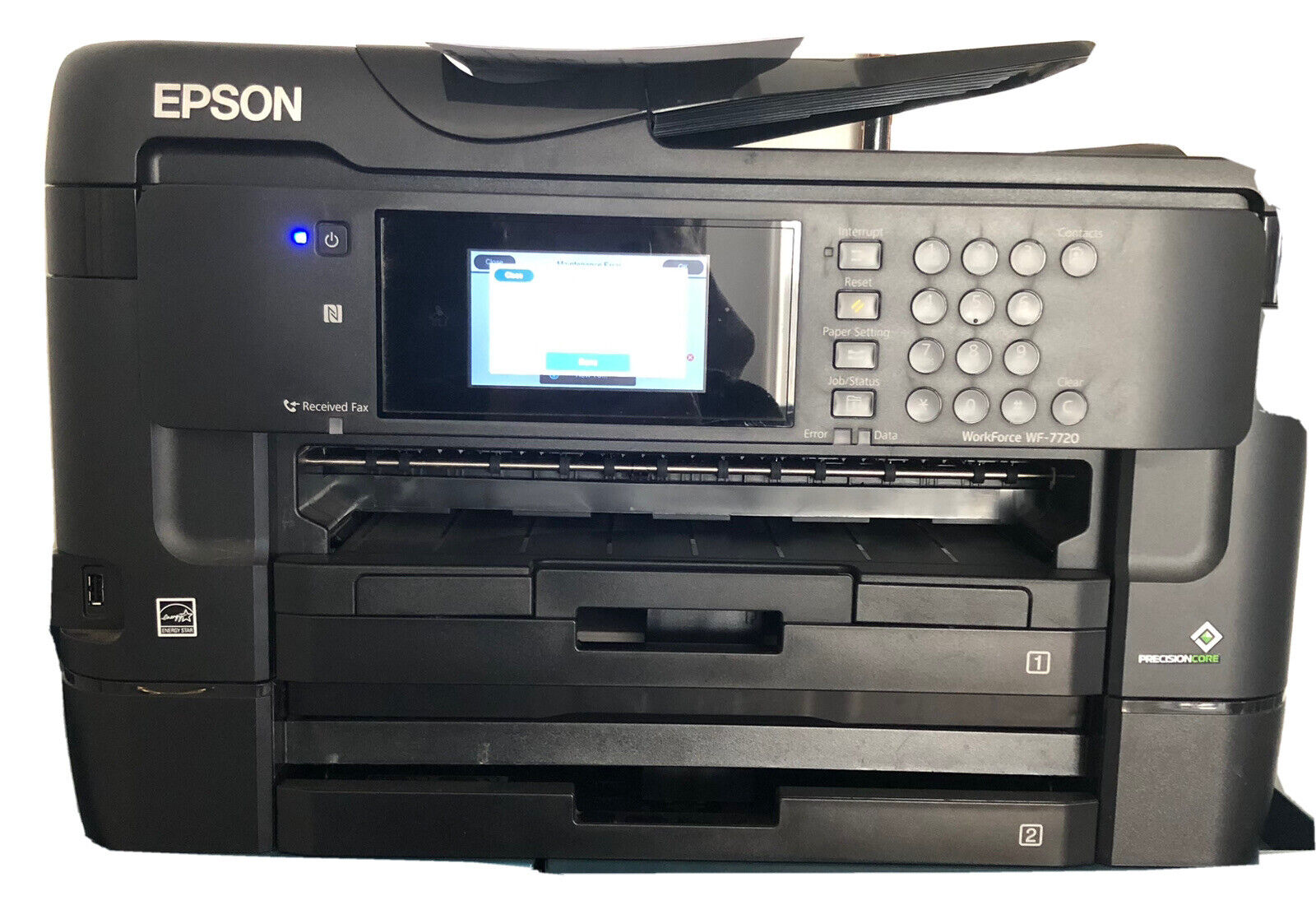 Epson WorkForce WF-7710 7720 All-in-One Inkjet Printer Fantastic Condition Dual