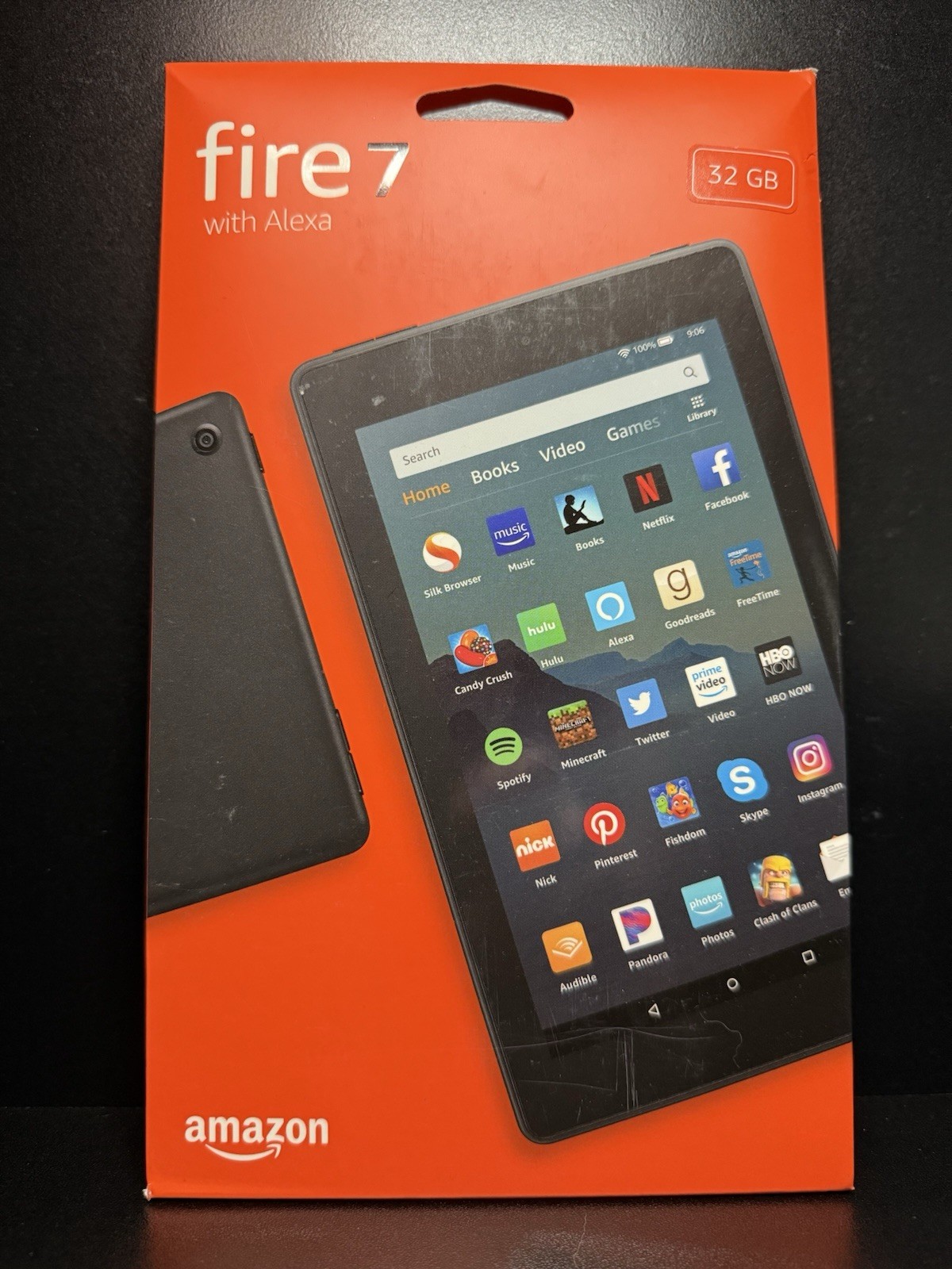 Amazon Kindle Fire 7 Tablet 32GB 9th Generation With Alexa 7" Black NEW SEALED