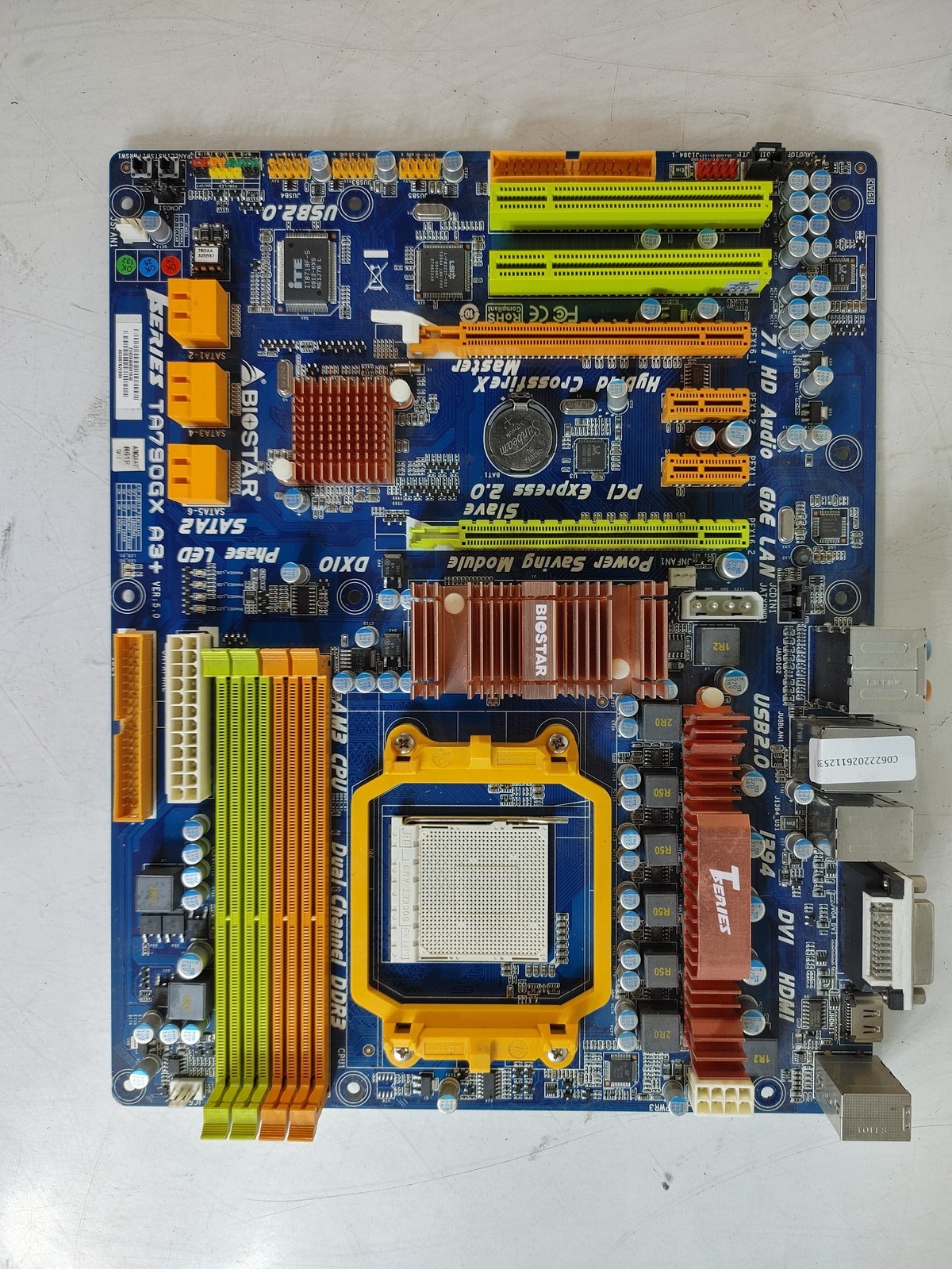 Biostar TA790GX A3+ AMD Socket AM3 DDR3 Desktop Motherboard