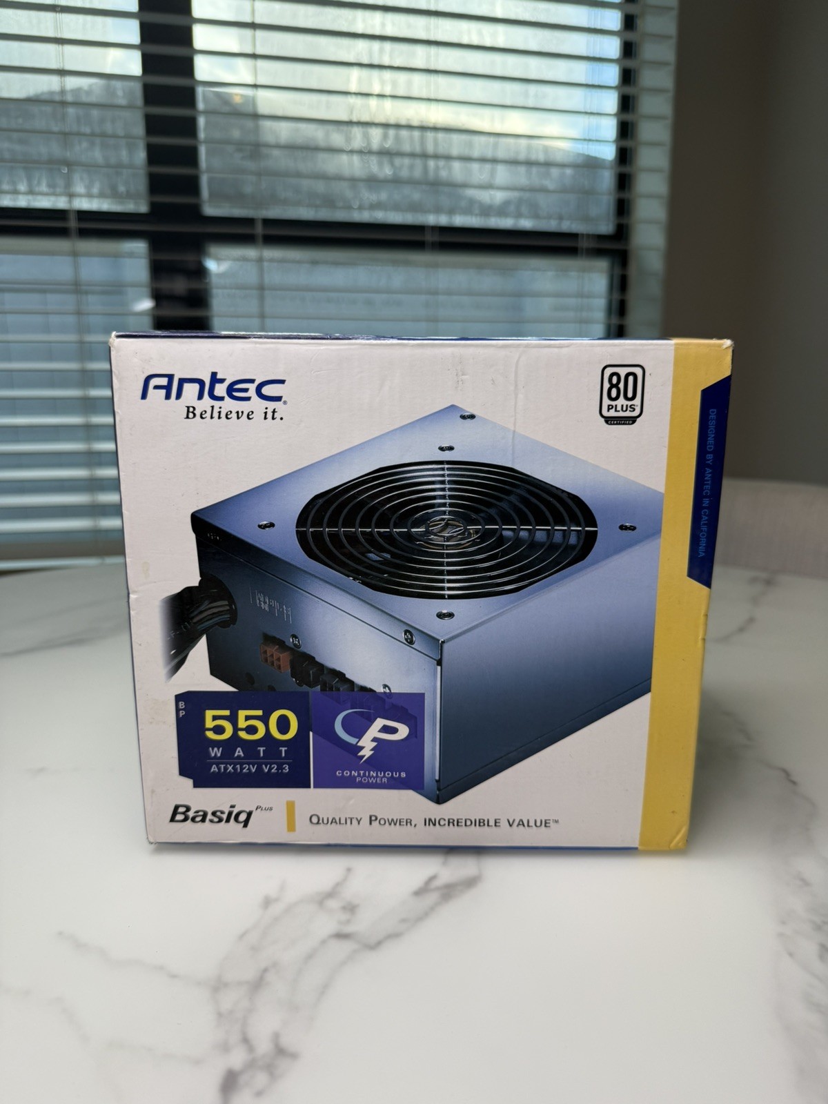 Antec Basiq Power BP550 PLUS 550W  ATX12v Internal Power Supply