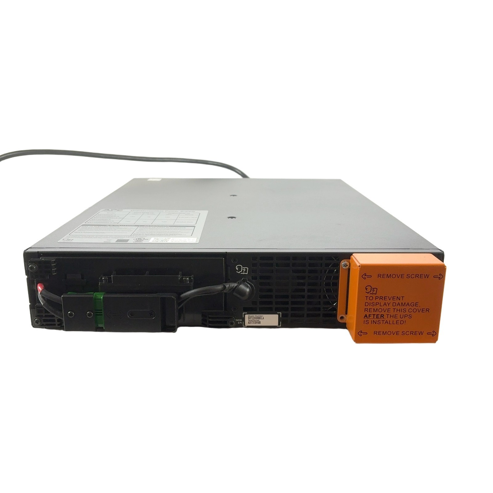 APC Smart-UPS SRT2200RMXLA 2200VA 2U Rack UPS w/Box & Accessories